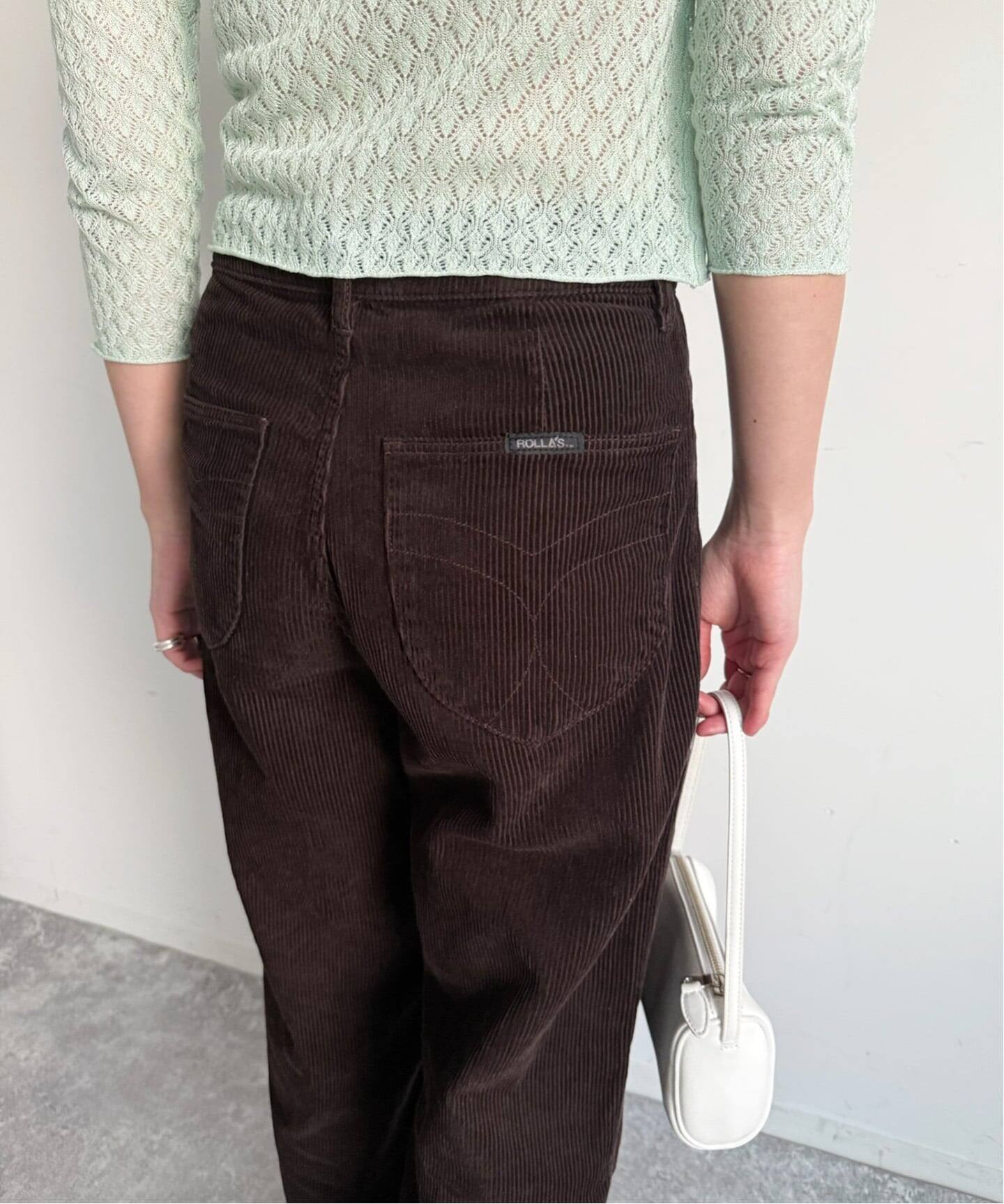ROLLAS for LULU】corduroy wide pants（スラックス）｜EDIT.FOR