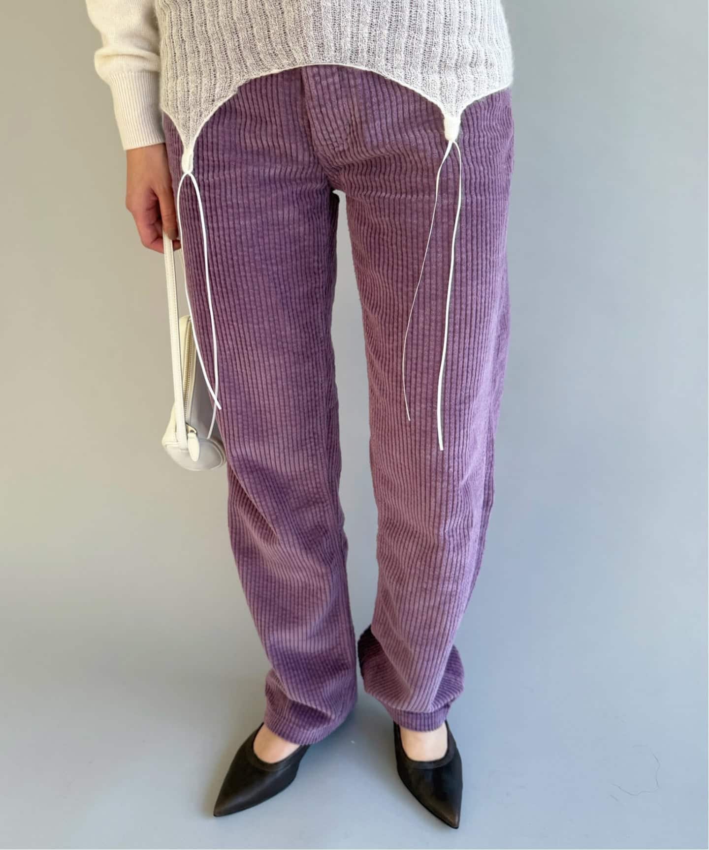 Baserange MARU ラウンジパンツ　リブ　コットンパンツ 2025年最新】baserange リブパンツの人気アイテム - メルカリ