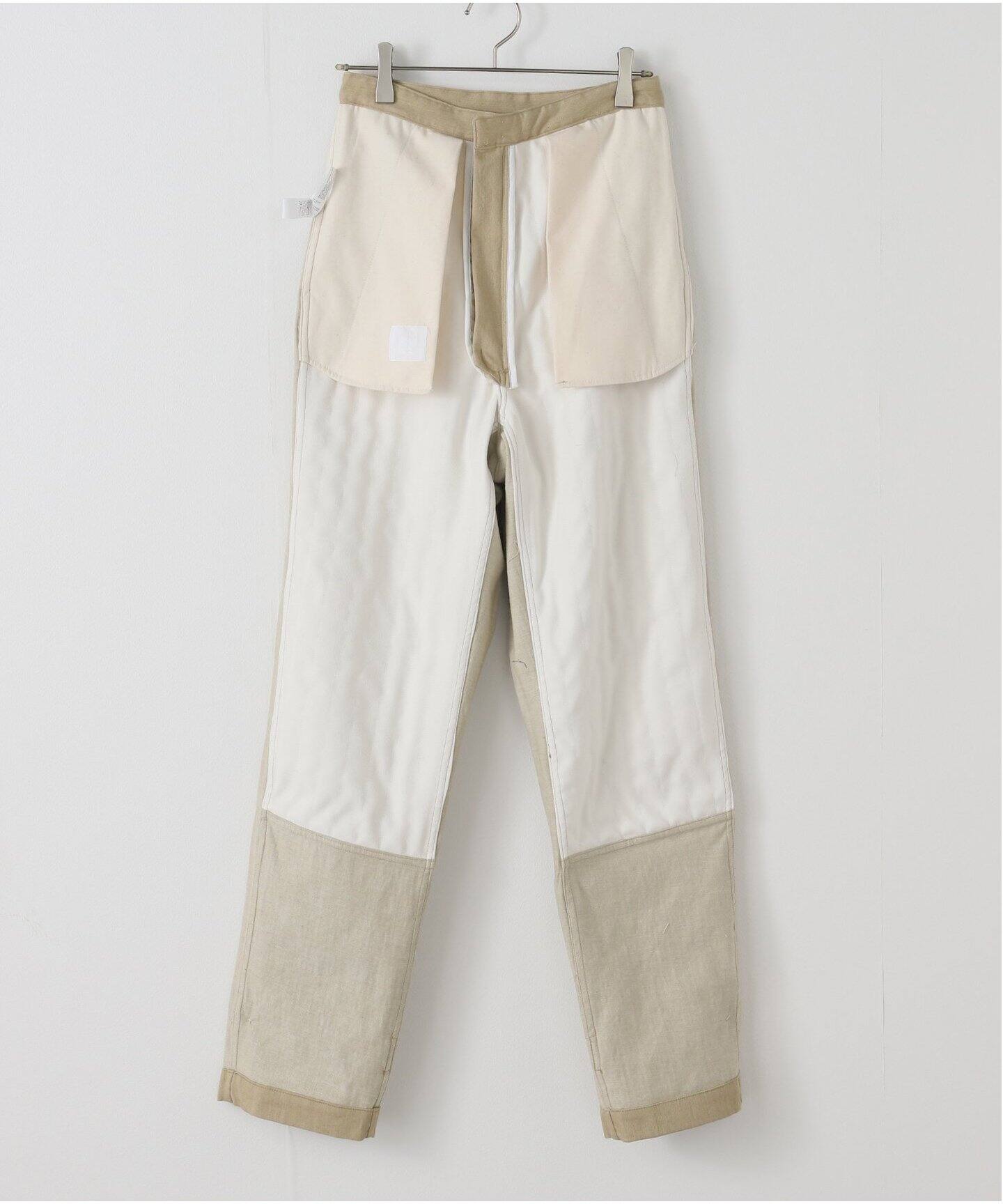DECO dequis 1985/デコ・デ・ピュイ】FLOWER PATCH PANTS（その他