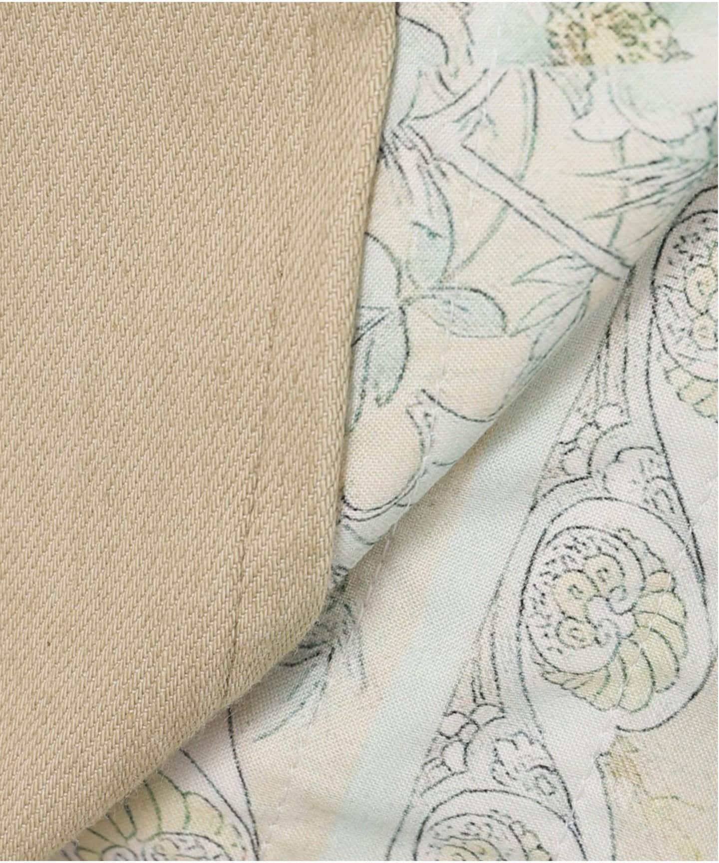 DECO dequis 1985/デコ・デ・ピュイ】FLOWER PATCH PANTS