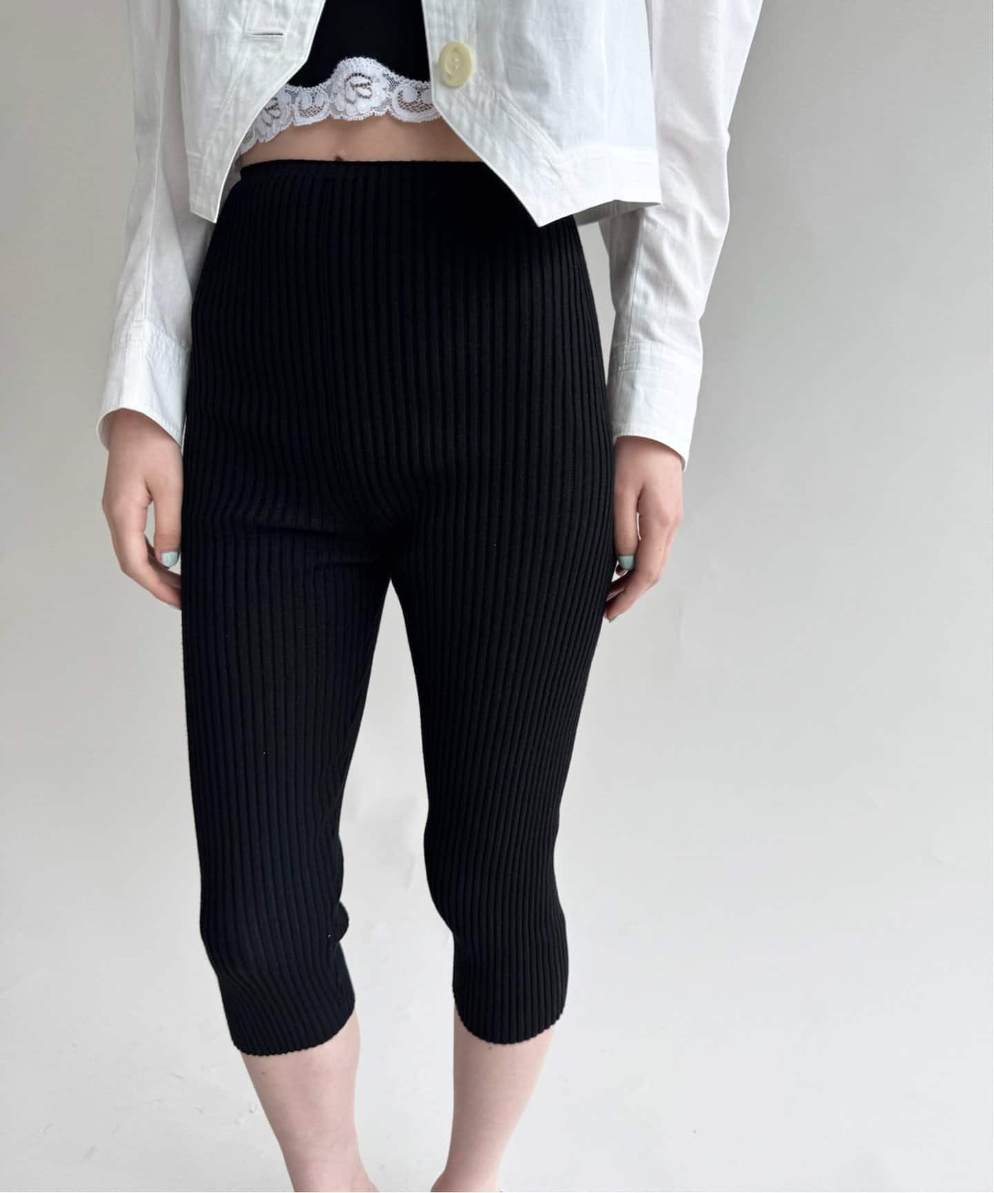 【ダイエット】NEWバンビ物語 PAN/パン】RIB KNIT LEGGINGS（レギンス・スパッツ）｜EDIT.FOR