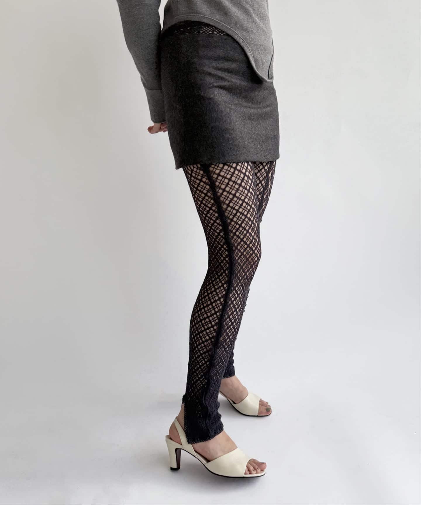 EUCHRONIA/ユークロニア】Stretch lace leggings（レギンス・スパッツ