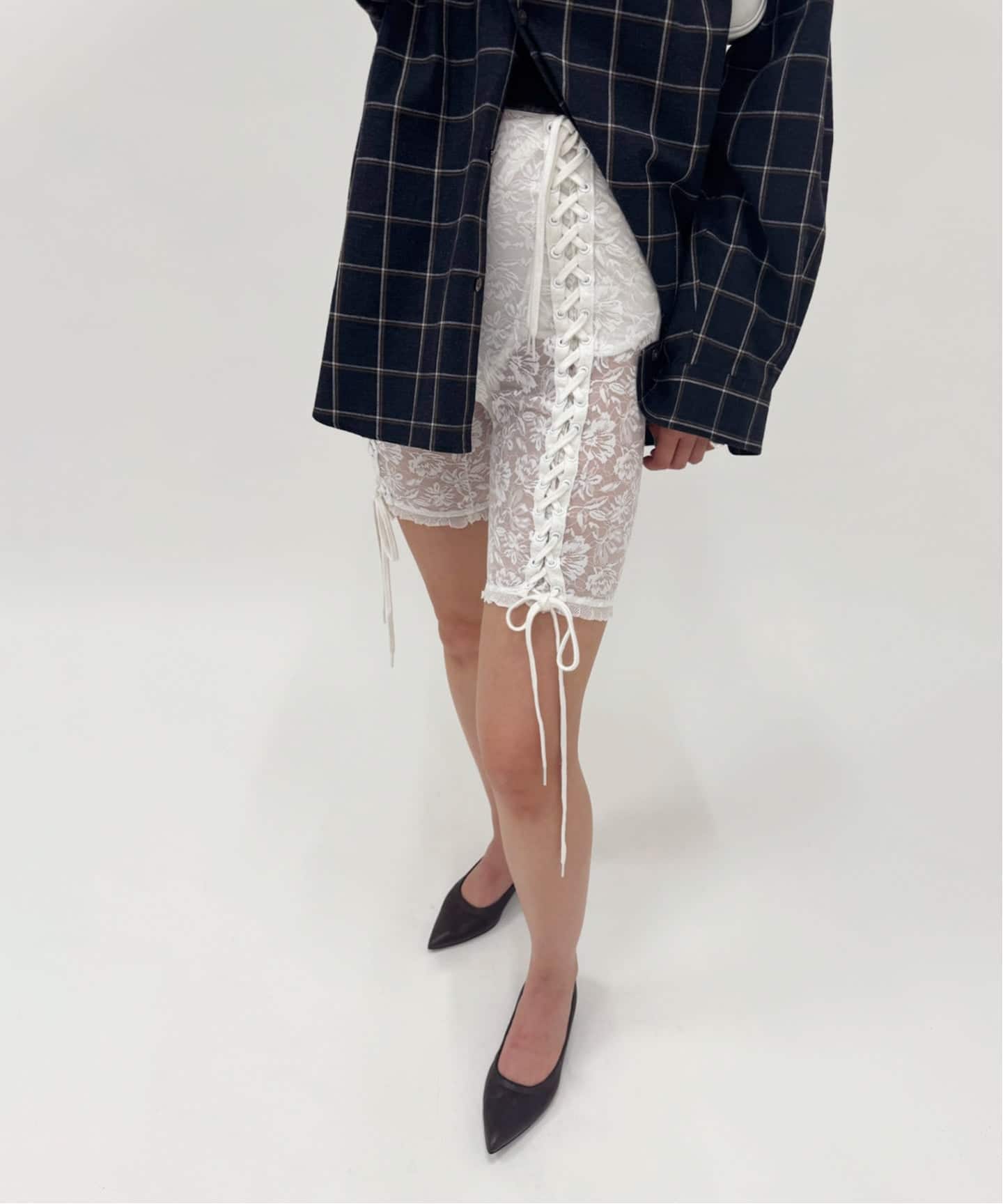 【新品未使用】YUHAN WANG/floral biker shorts YUHAN WANG/ユハン ワン floral biker shorts