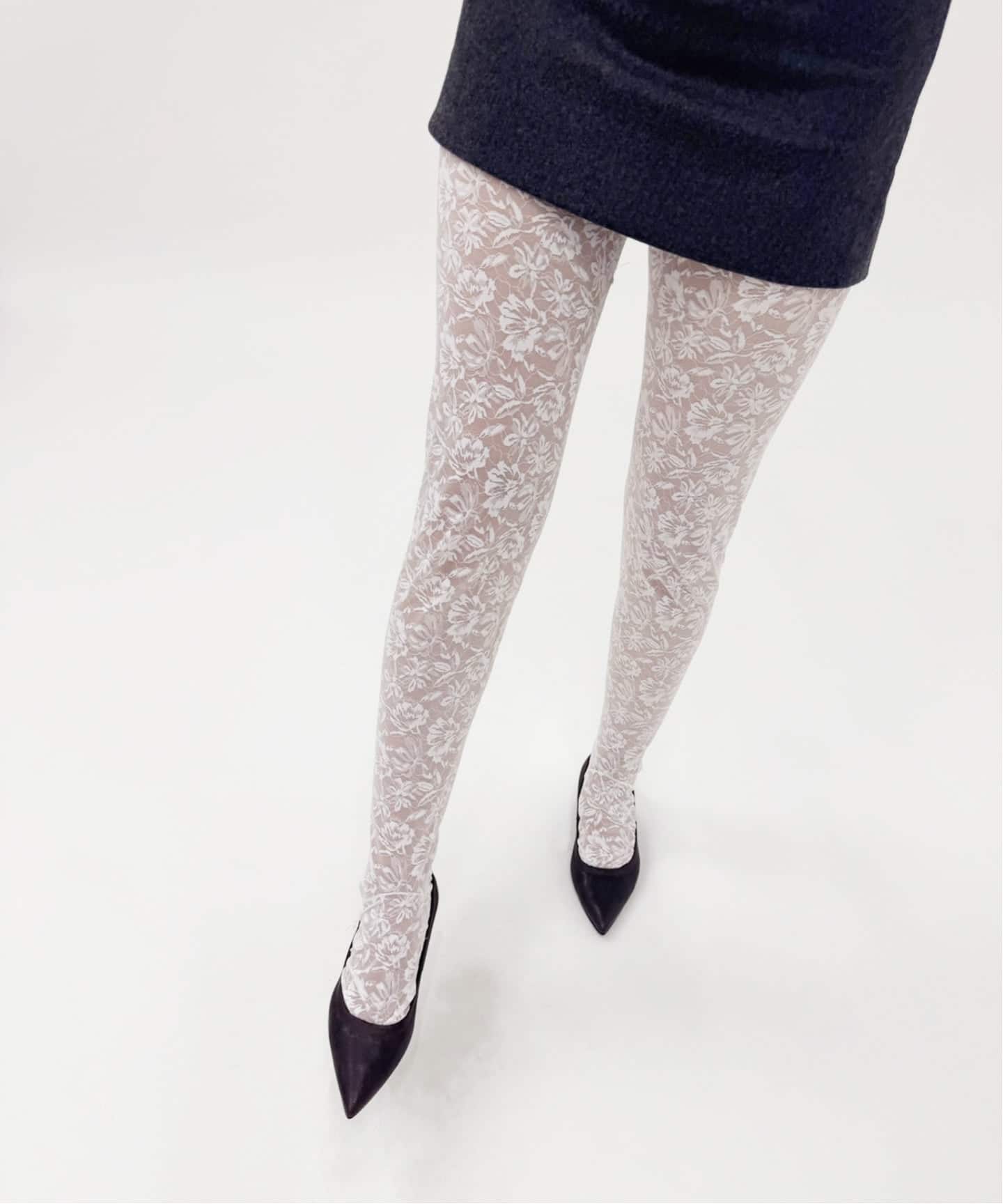 YUHAN WANG/ユハン ワン】lace leggings（レギンス・スパッツ