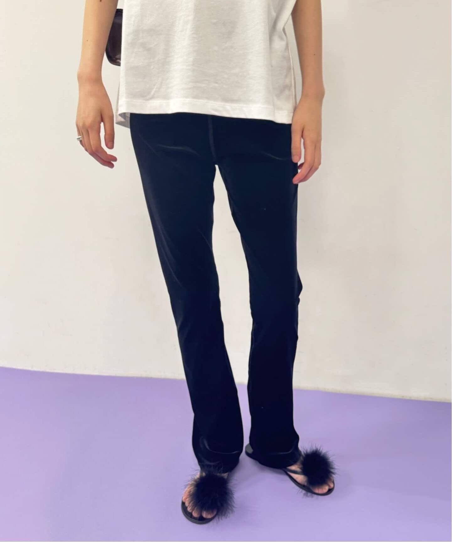 予約》【SIMONE WILD for LULU】slim pants（スラックス）｜EDIT