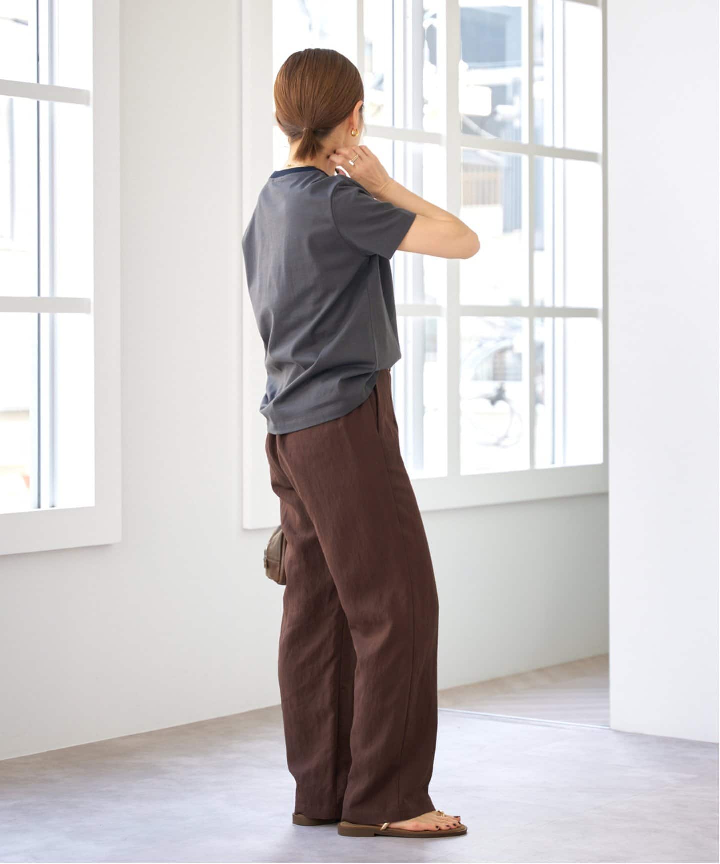 フィブリルポプリンパンツ フィブリルポプリンパンツ（その他パンツ）｜IENA（イエナ）の