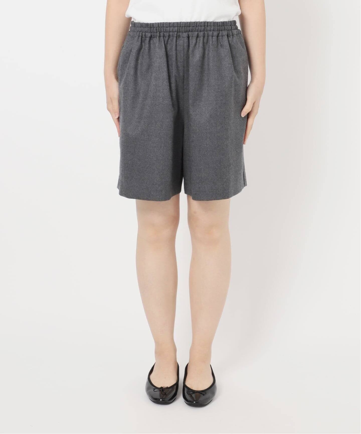 追加4予約》ウォッシャブルウールショートパンツ（ショート
