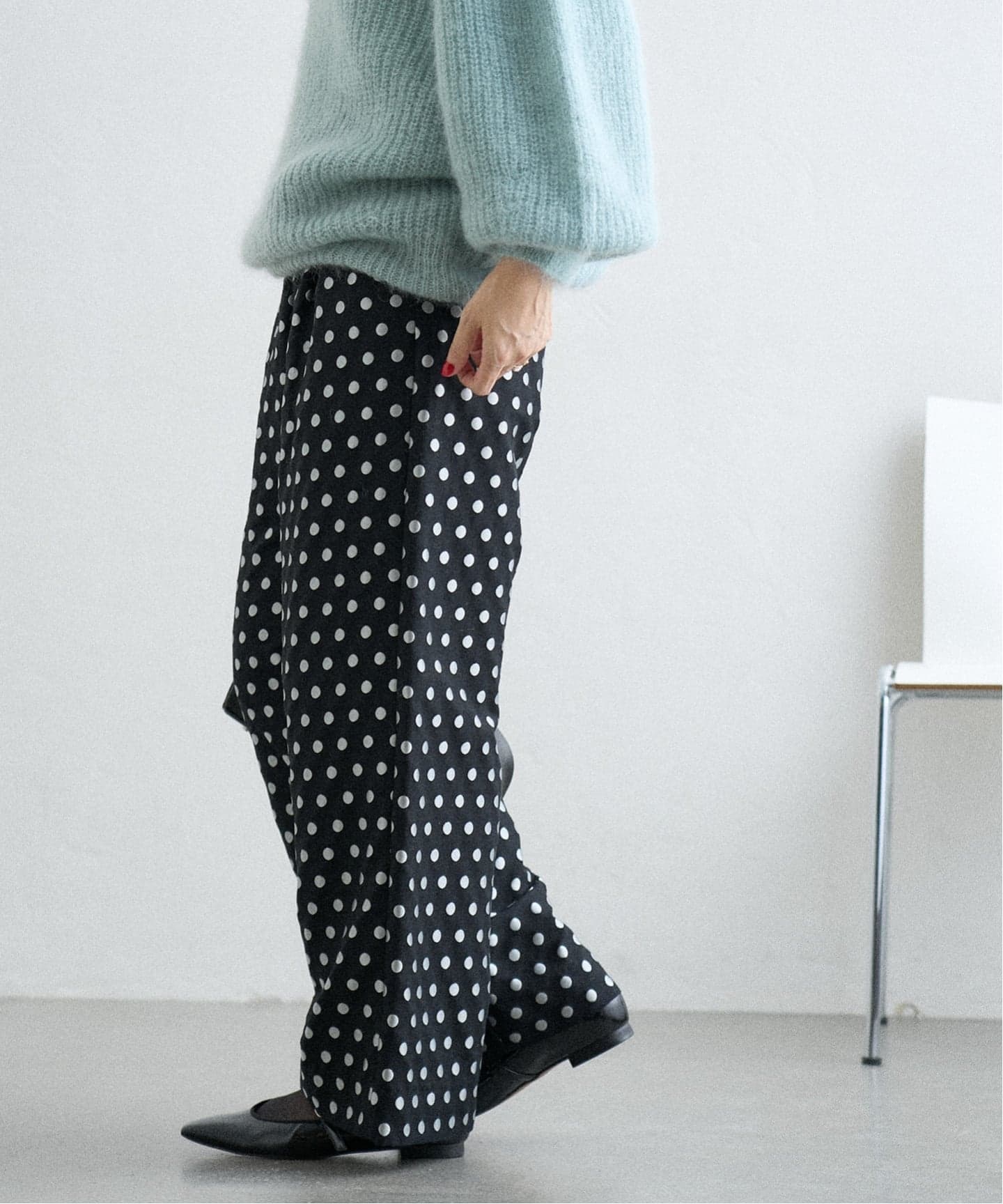 WEB限定/追加》ドットジャガードイージーパンツ（その他パンツ）｜IENA