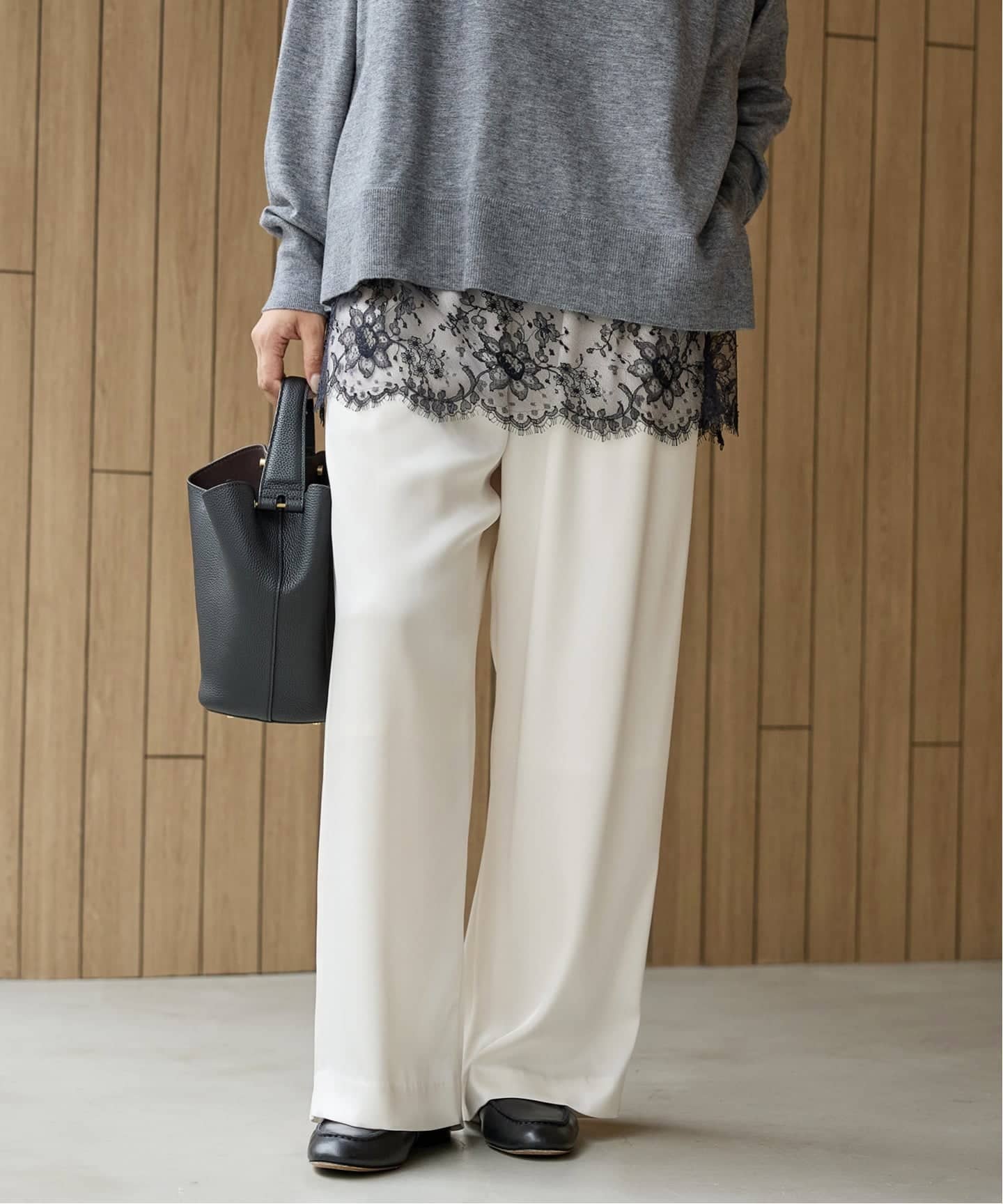 ダブルサテンイージーパンツ（その他パンツ）｜IENA（イエナ）の通販