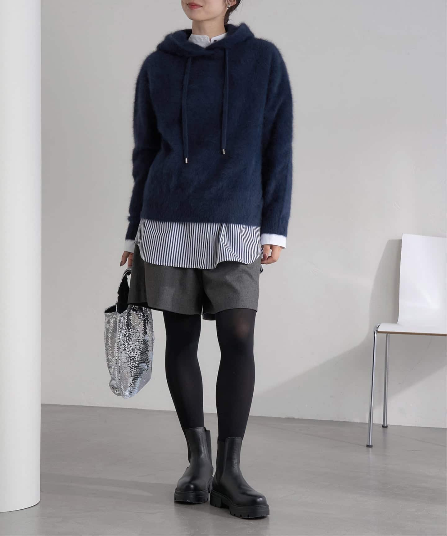 ウォッシャブルサキソニーウールショートパンツ（ショート・ハーフ