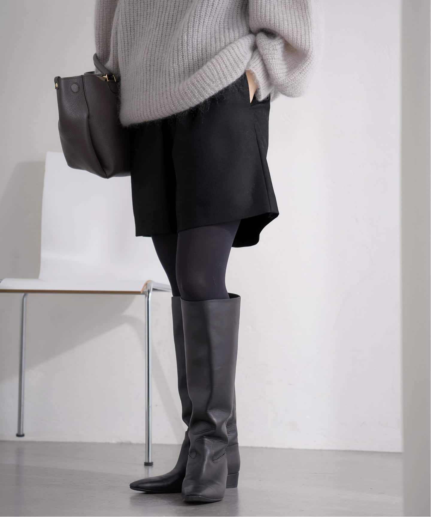 ウォッシャブルサキソニーウールショートパンツ（ショート・ハーフ