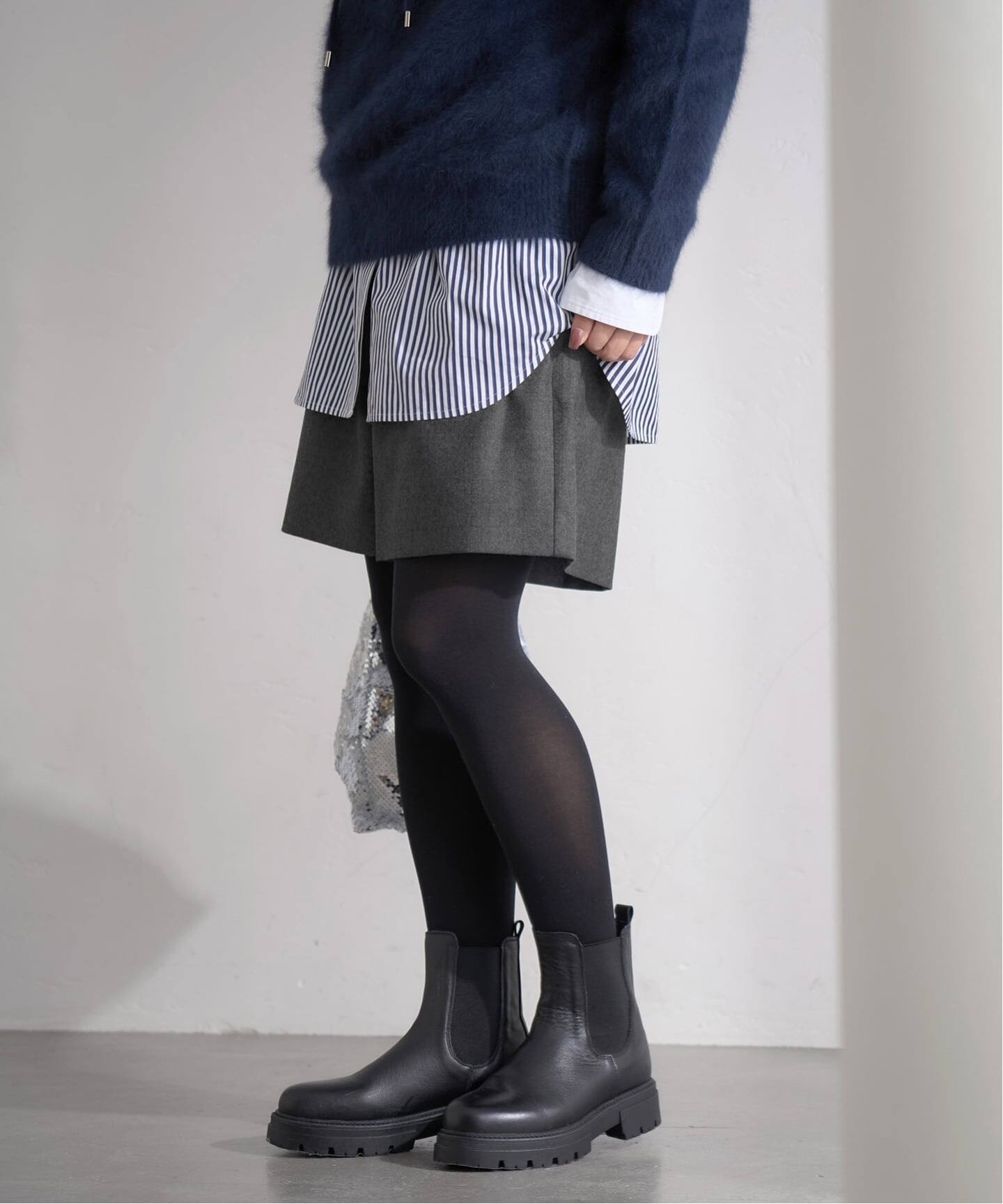 ウォッシャブルサキソニーウールショートパンツ（ショート・ハーフ