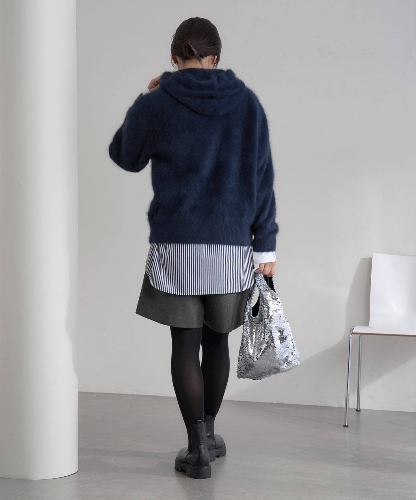 ウォッシャブルサキソニーウールショートパンツ（ショート・ハーフ