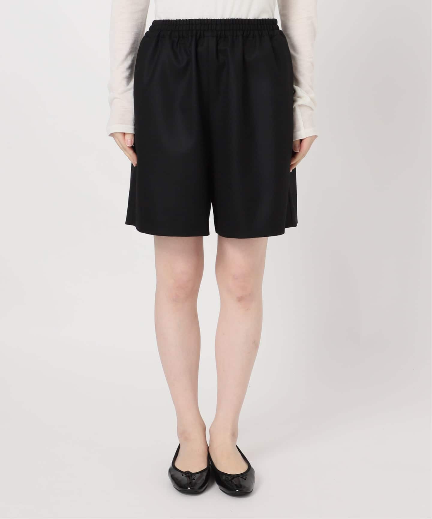 ウォッシャブルサキソニーウールショートパンツ（ショート・ハーフ