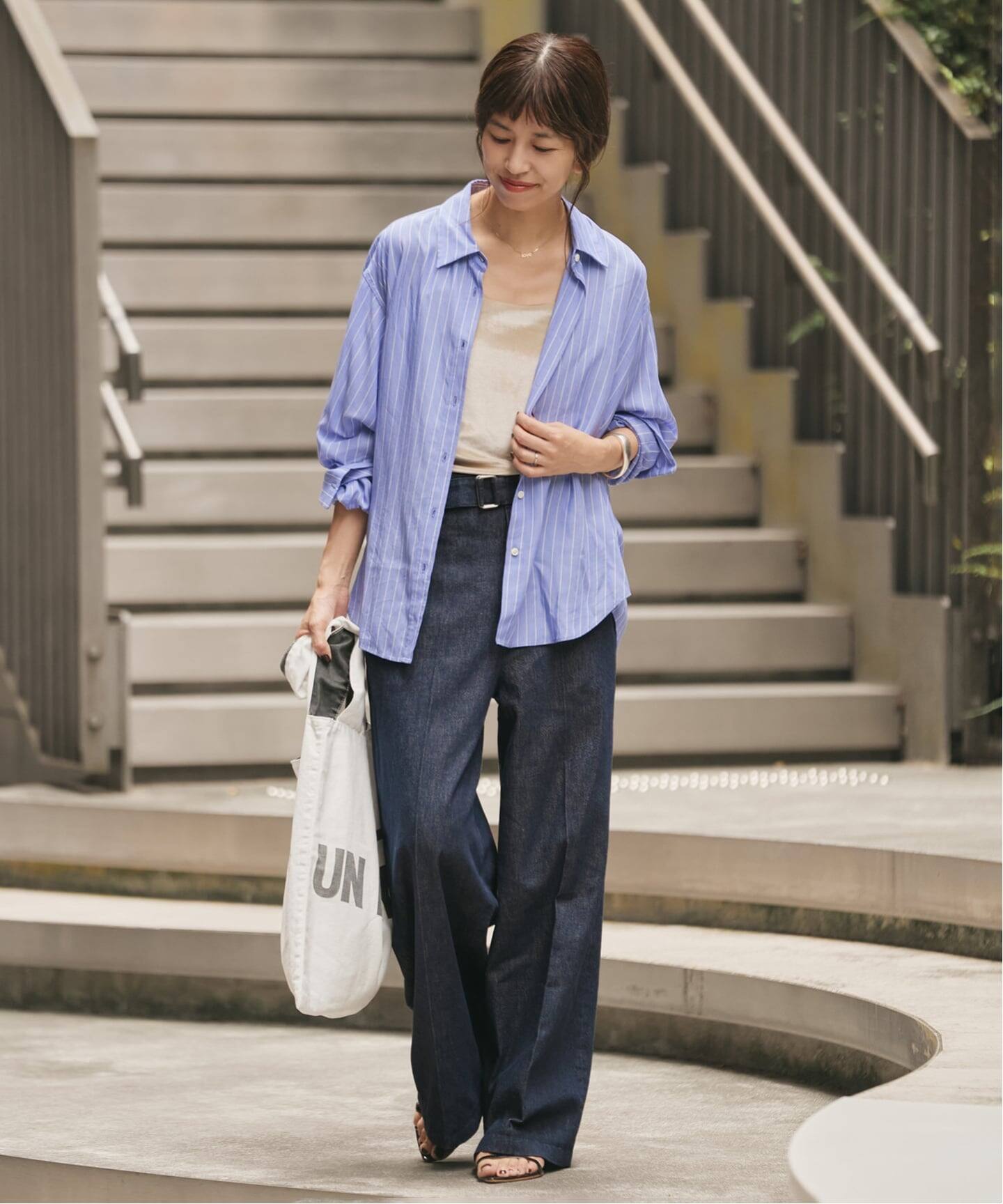 イエナ（IENA）/ステディーデニムワイドレッグスラックス ステディーデニムワイドレッグスラックス（デニムパンツ・ジーンズ