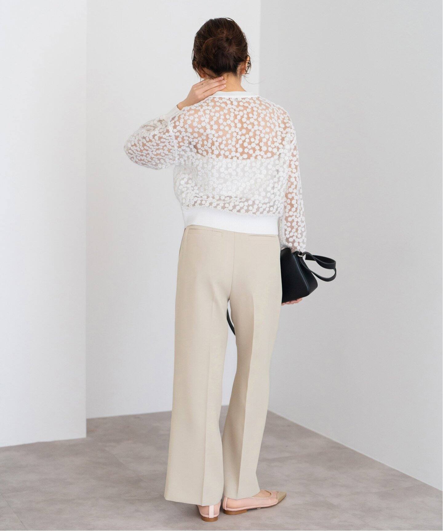 パンツ スラックス マットサテンストレートパンツ レディース スラックス パンツ 「セットアップ対応」マットサテンストレートパンツ レディース