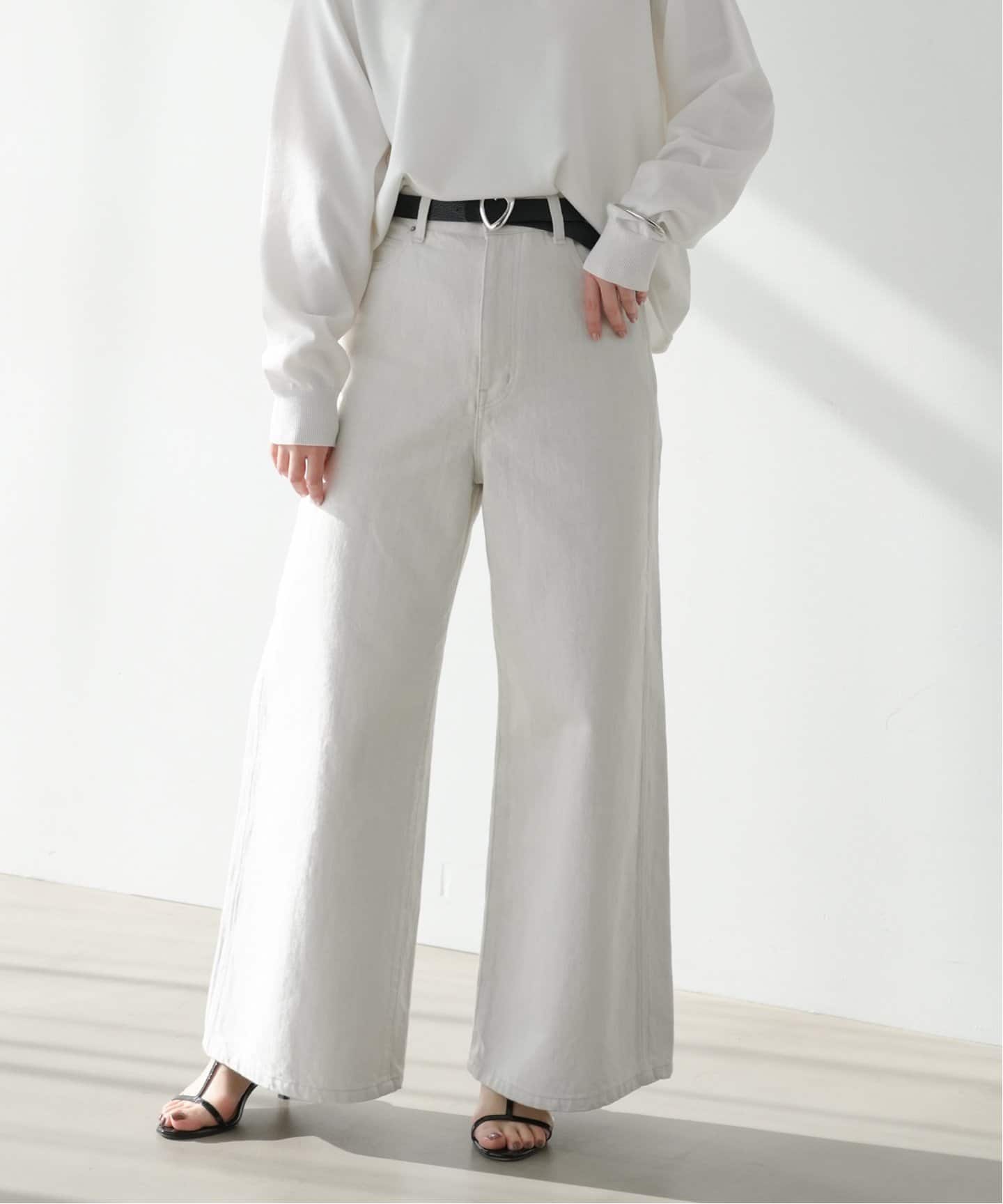 LATELIER ワイド デニム（デニムパンツ・ジーンズ）｜IENA（イエナ）の