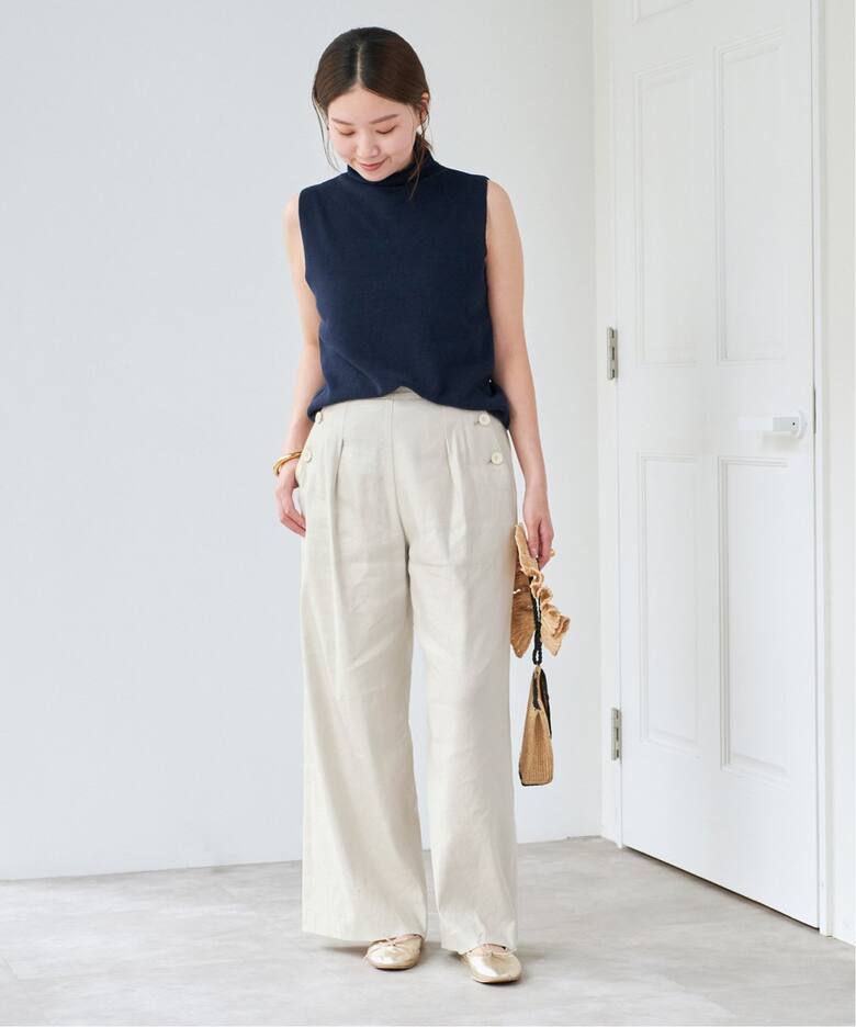 リネンストレッチ マリンパンツ（その他パンツ）｜IENA（イエナ）の  