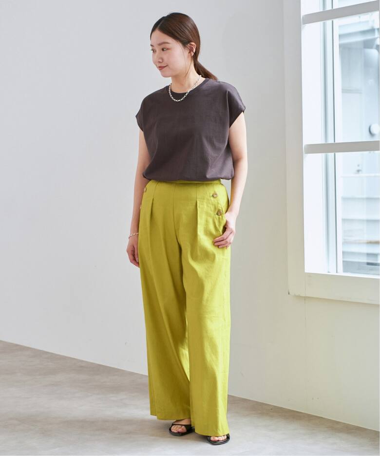 リネンストレッチ マリンパンツ（その他パンツ）｜IENA（イエナ）の  