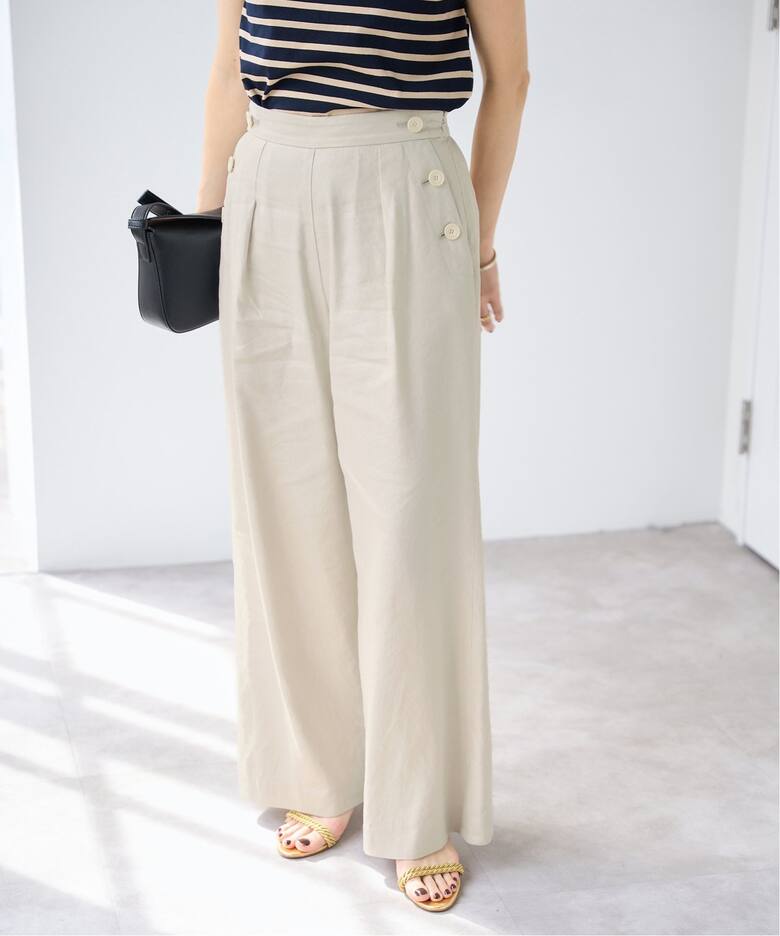 リネンストレッチ マリンパンツ（その他パンツ）｜IENA（イエナ）の  