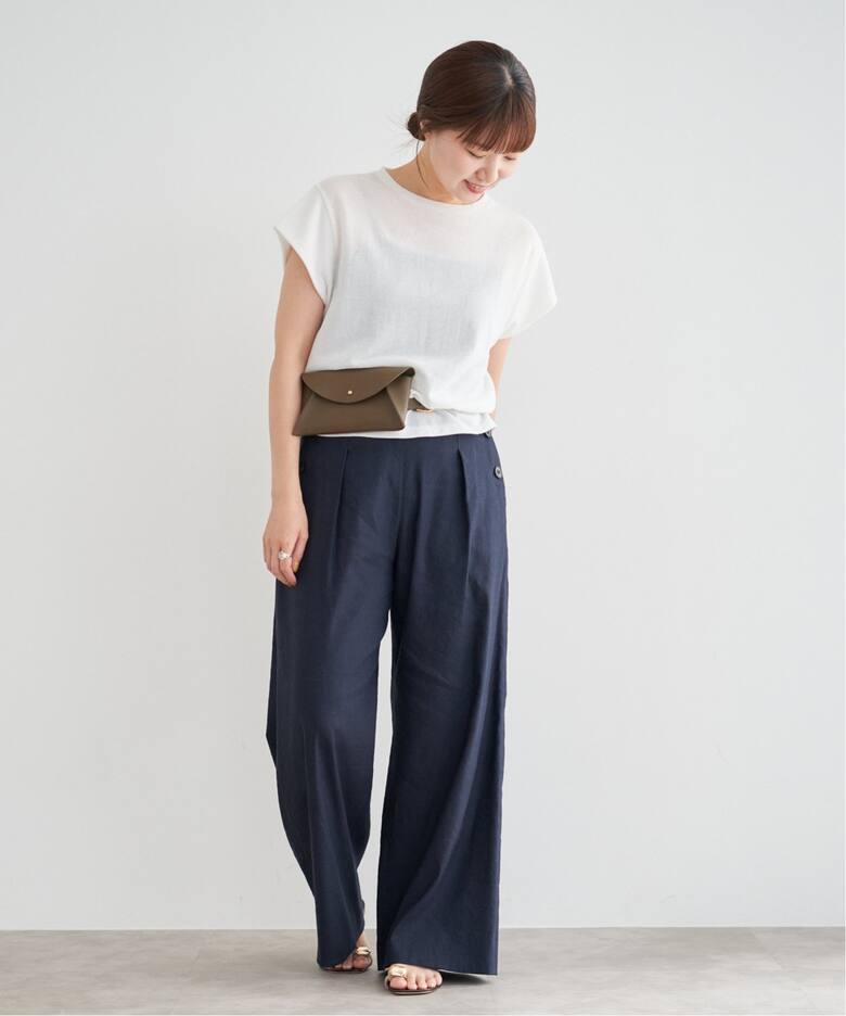 リネンストレッチ マリンパンツ（その他パンツ）｜IENA（イエナ）の  