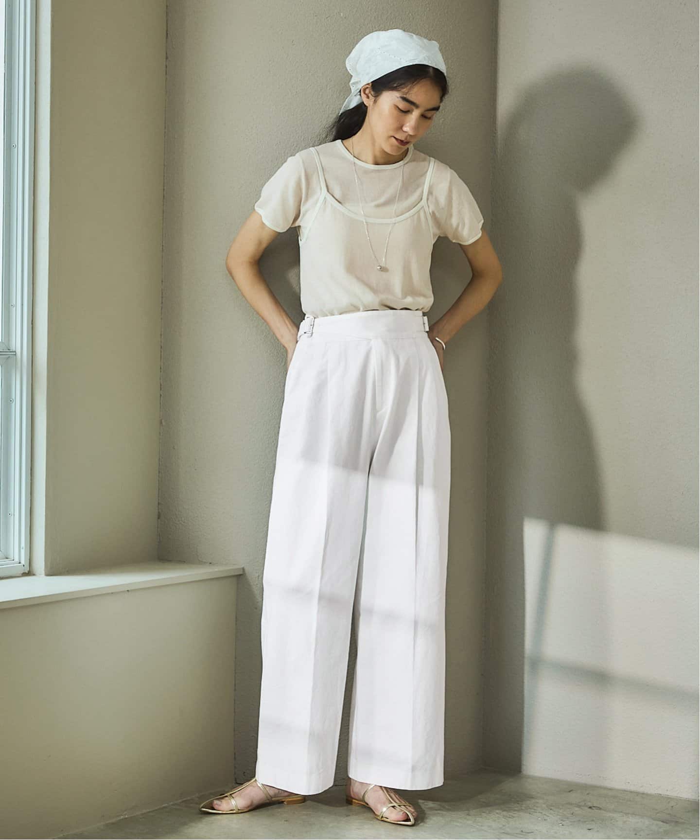 【IENA】3/60 cotton パンツ IENA（イエナ）の「3/60 cotton ニットパンツ◇（その他パンツ