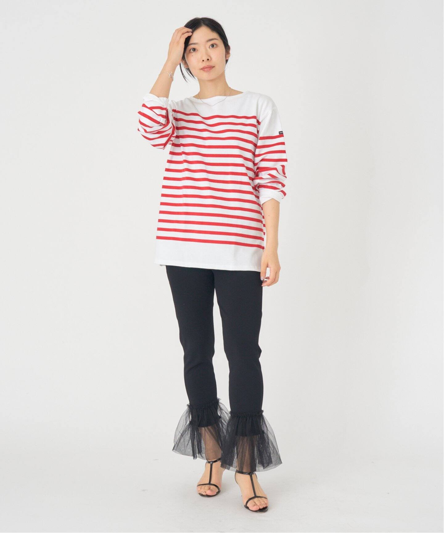 チュール付き ニットパンツ（その他パンツ）｜IENA（イエナ）の