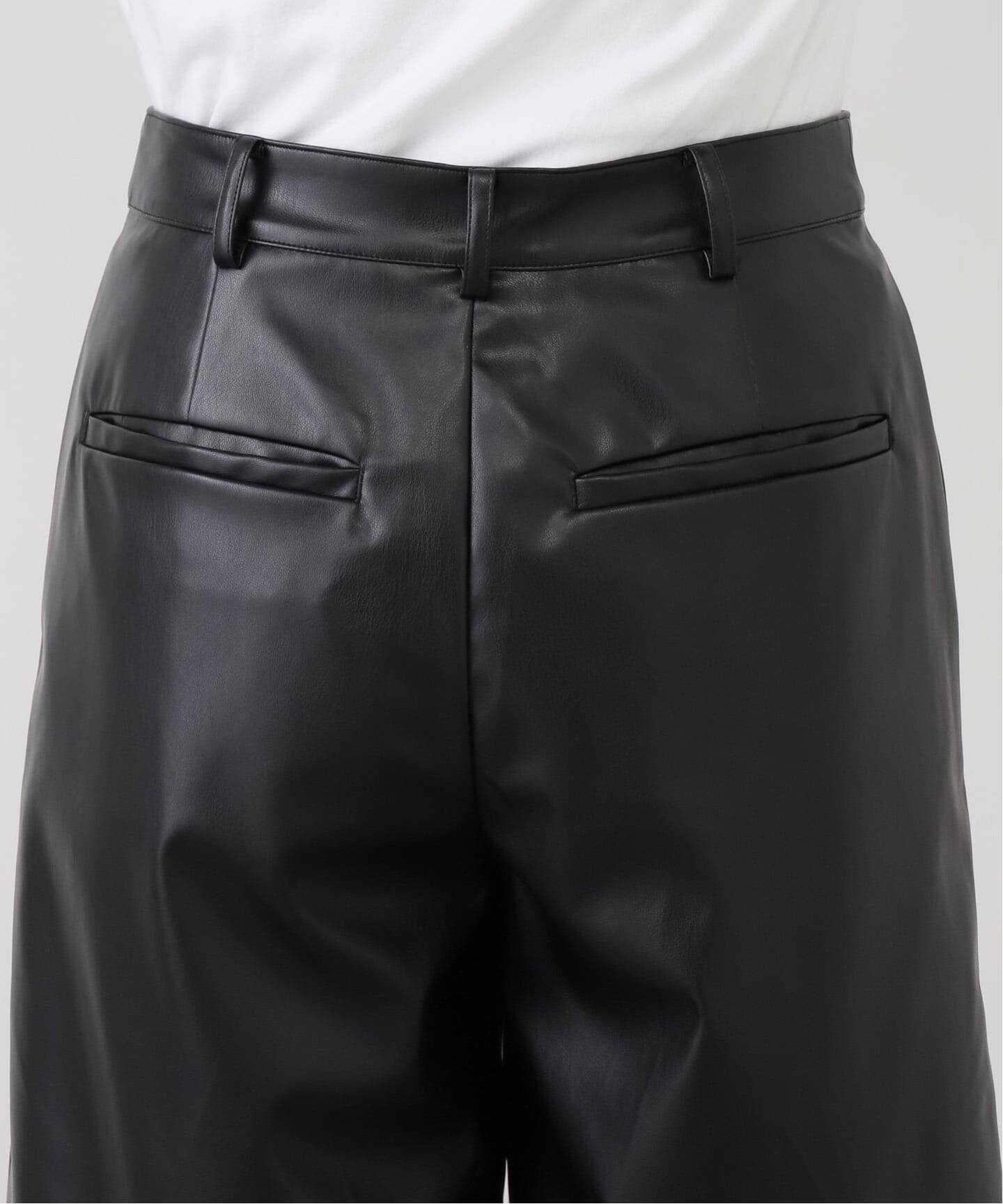 フェイクレザーハーフパンツ（ショート・ハーフパンツ）｜IENA（イエナ