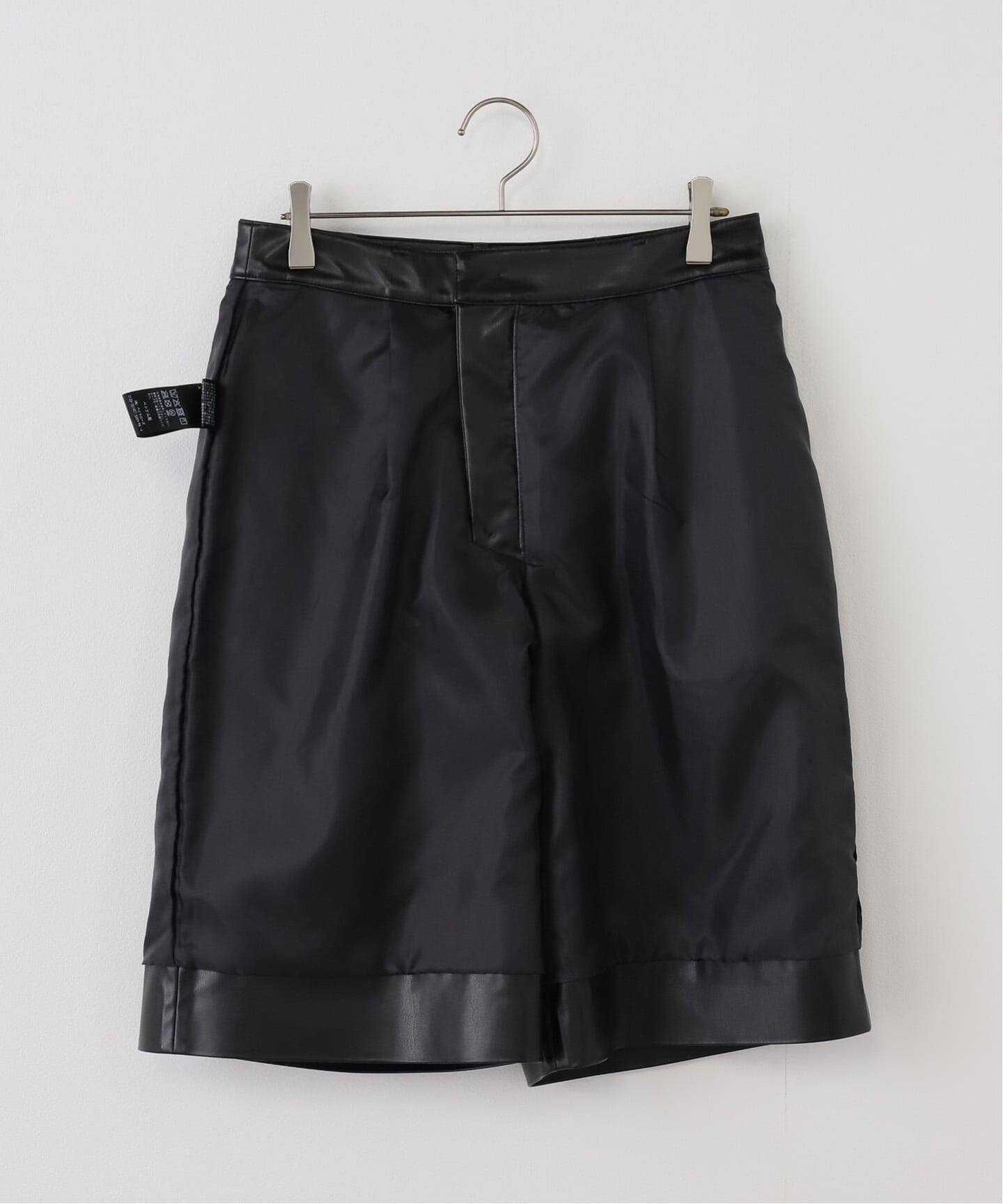 フェイクレザーハーフパンツ（ショート・ハーフパンツ）｜IENA（イエナ