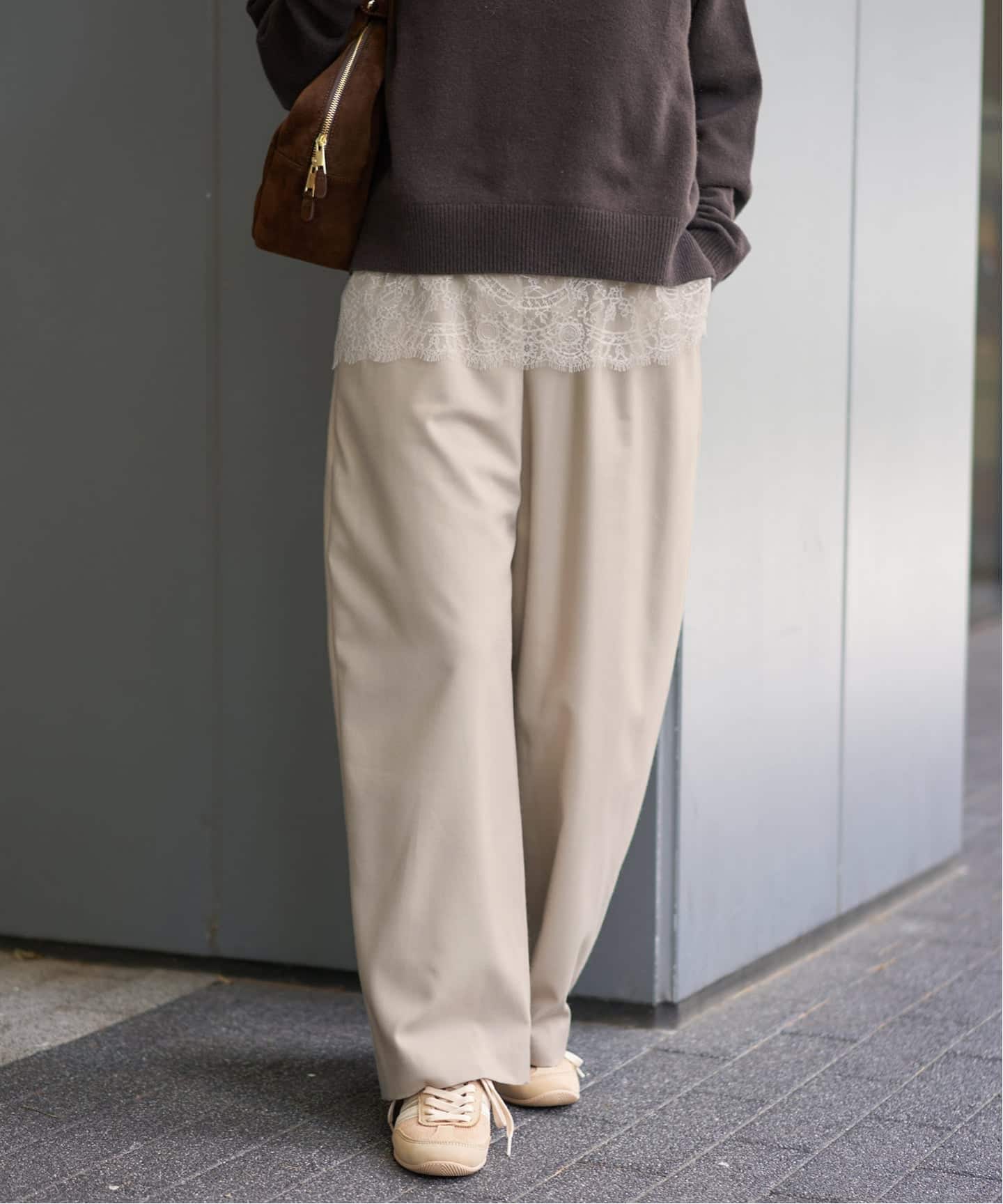 予約》ウォッシャブルセミコクーンパンツ（その他パンツ）｜IENA