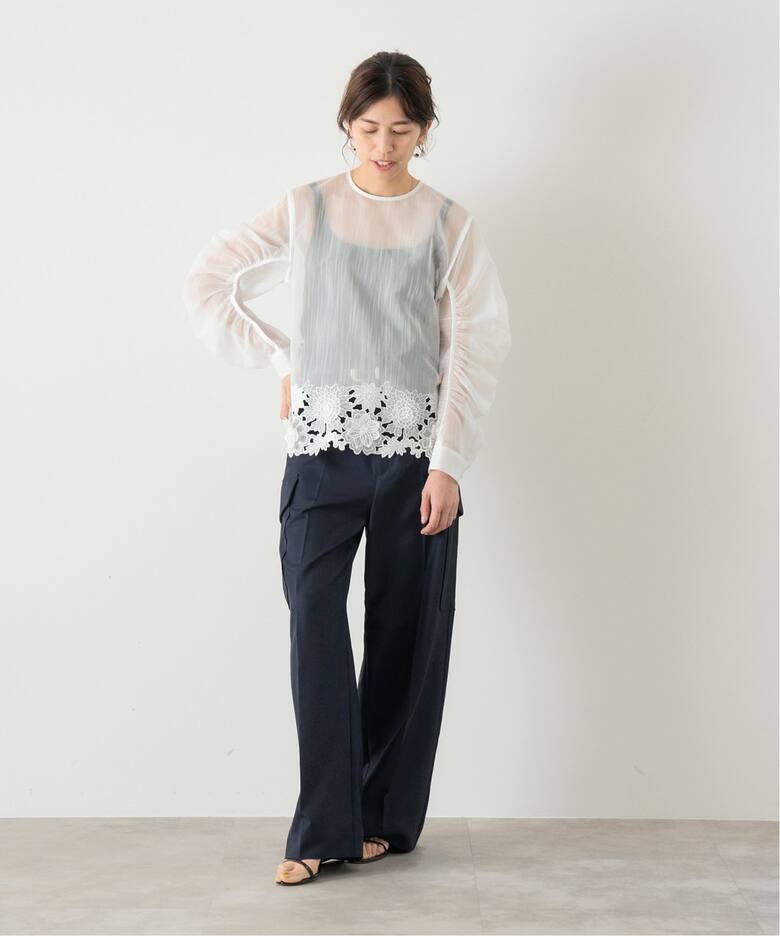 ウォッシャブル カーゴスラックス（カーゴパンツ）｜IENA（イエナ）の  