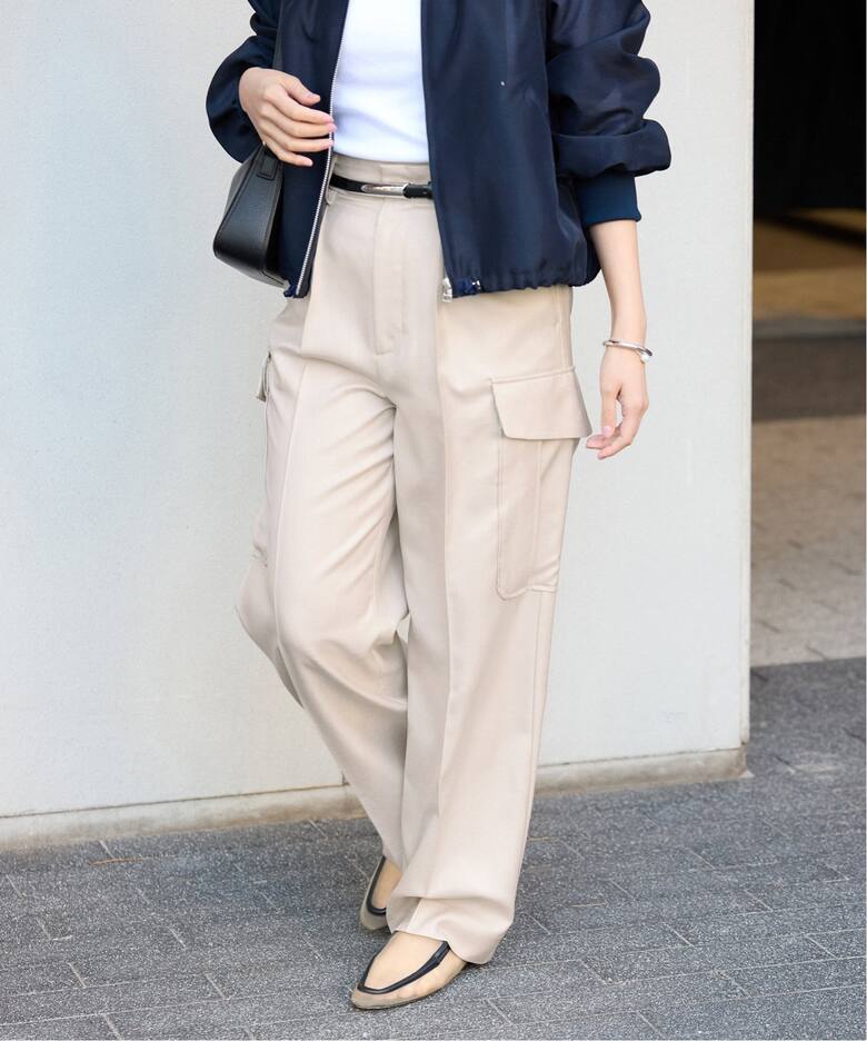 ウォッシャブル カーゴスラックス（カーゴパンツ）｜IENA（イエナ）の  