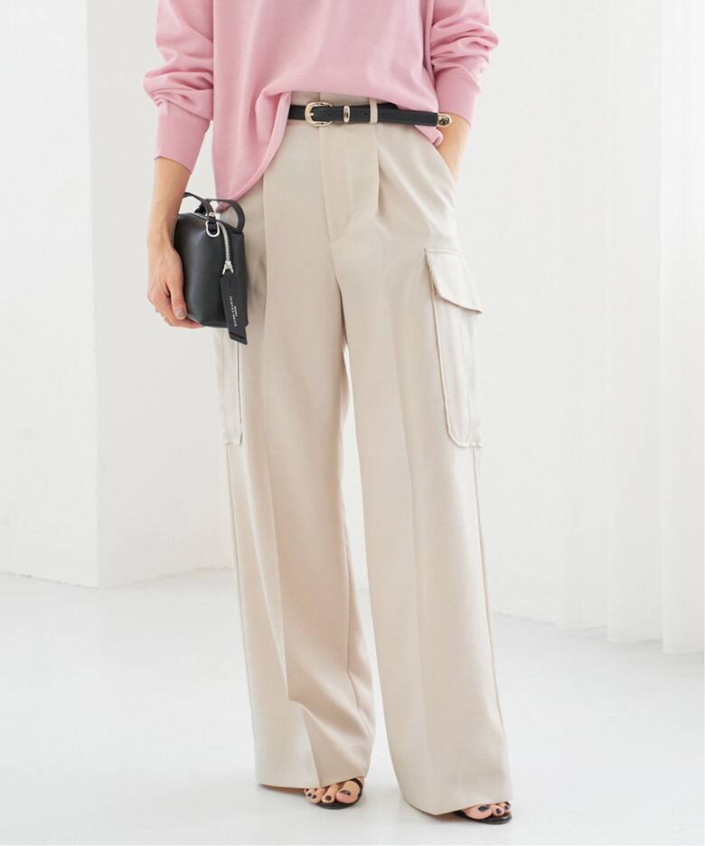 ウォッシャブル カーゴスラックス（カーゴパンツ）｜IENA（イエナ）の  