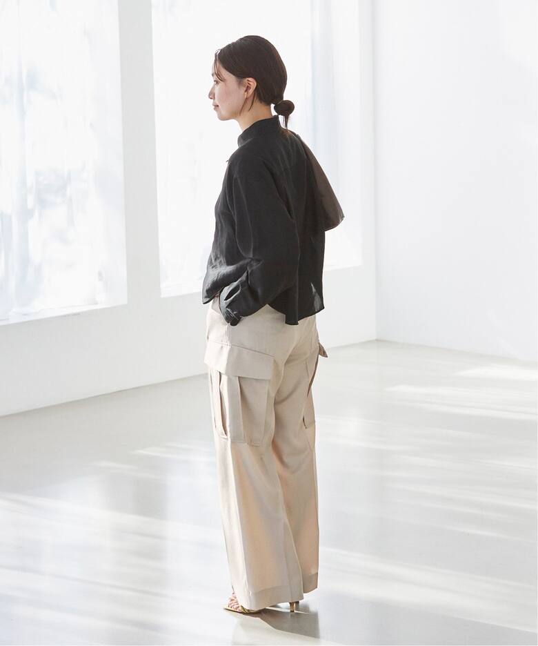ウォッシャブル カーゴスラックス（カーゴパンツ）｜IENA（イエナ）の  