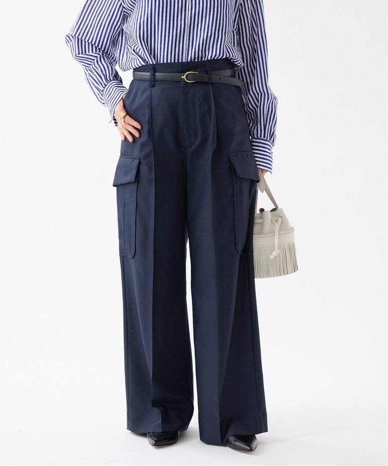 ウォッシャブル カーゴスラックス（カーゴパンツ）｜IENA（イエナ）の  