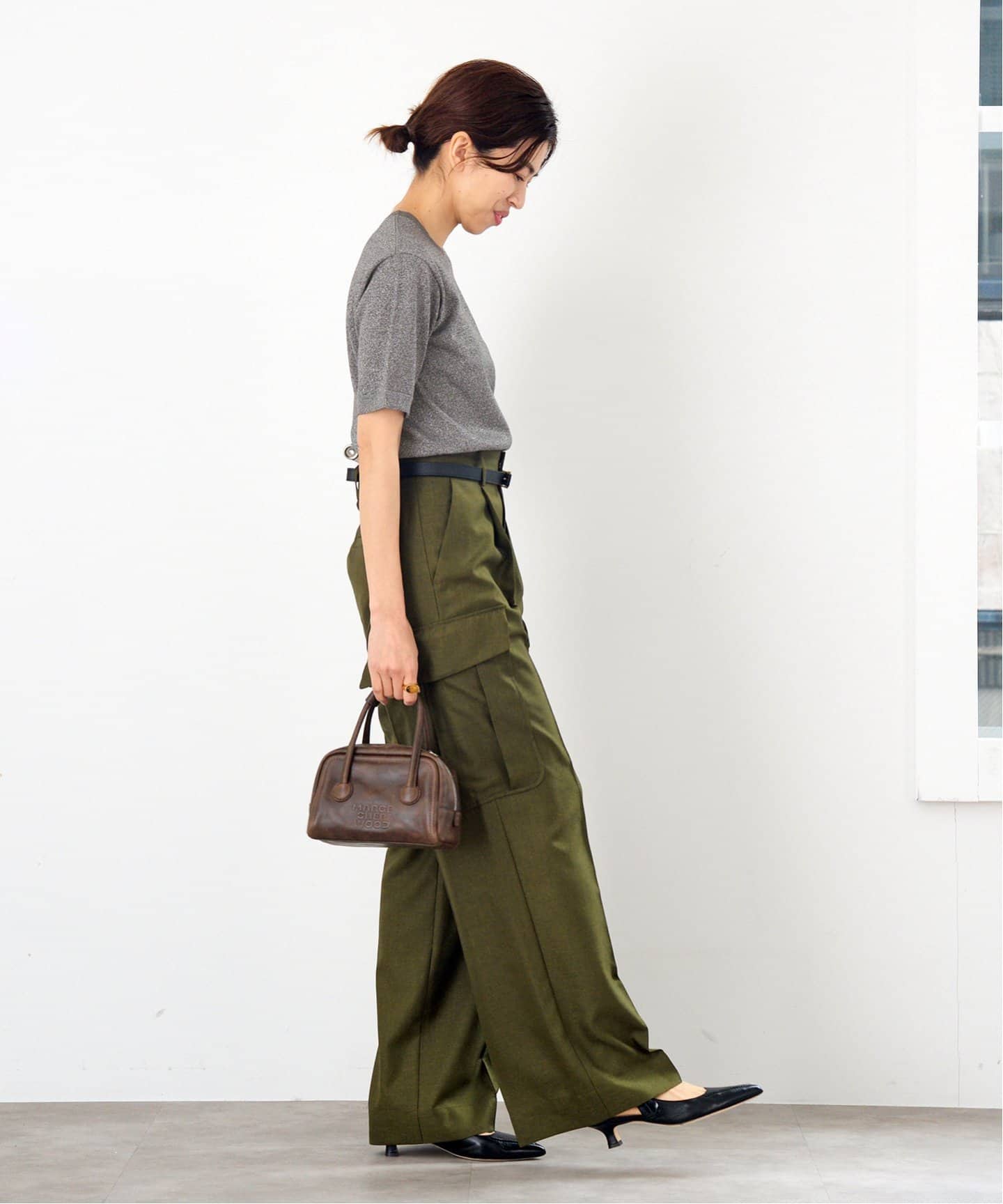 追加2》ウォッシャブル カーゴスラックス（カーゴパンツ）｜IENA