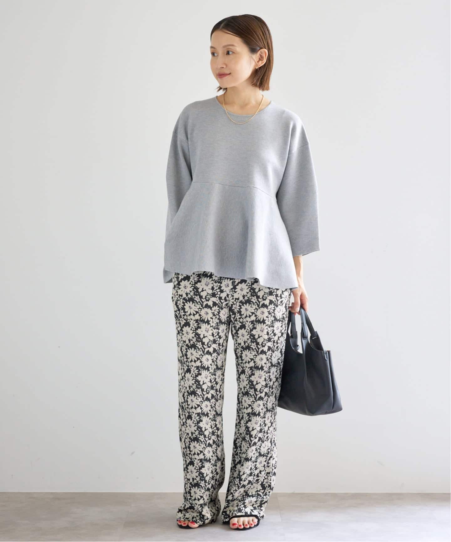 【美品】IENA Deveauxプリントイージーパンツ　36 美品】IENA Deveauxプリントイージーパンツ 36 IENA LA BOUCLE