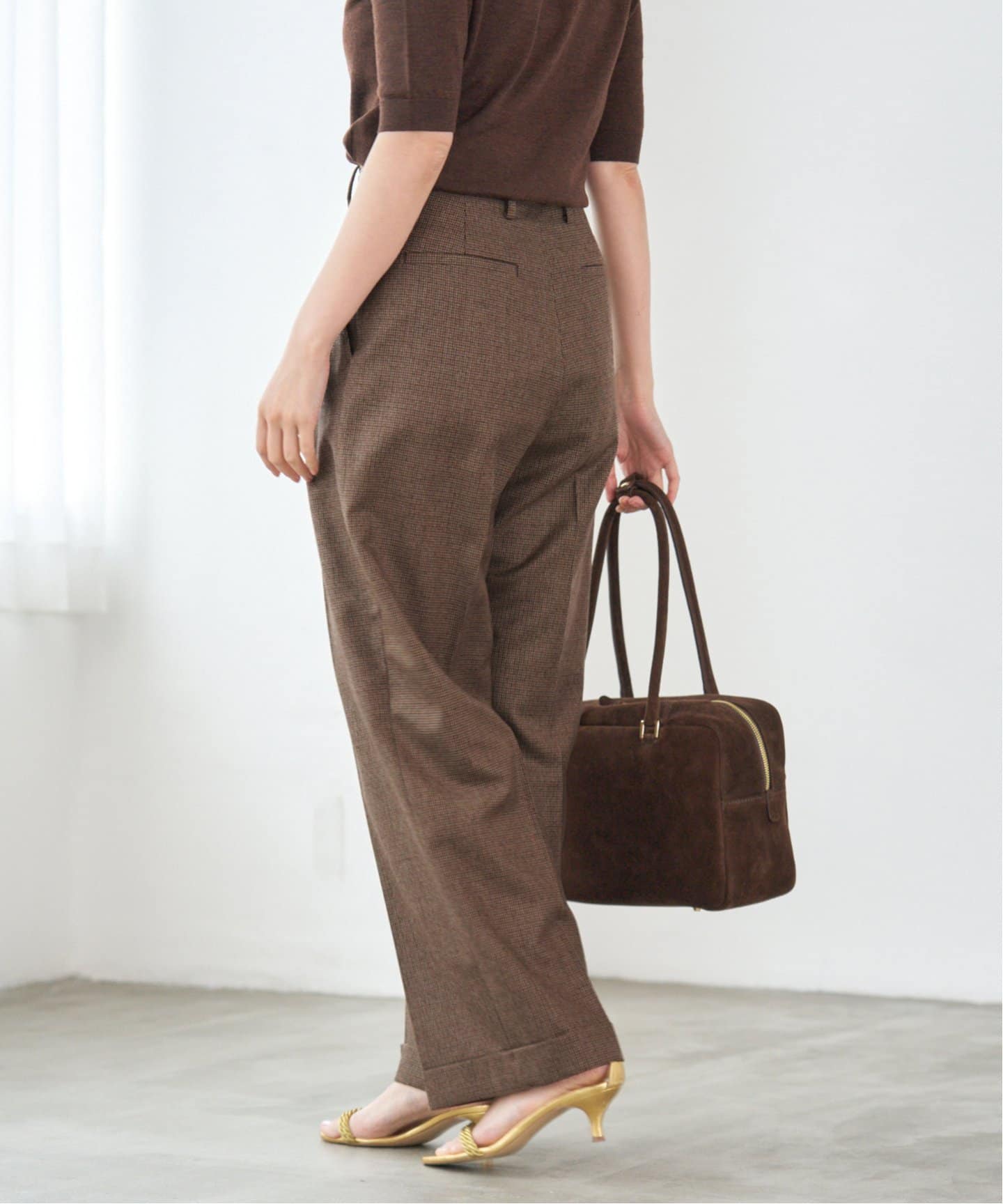 ガンクラブチェックパンツ（スラックス）｜IENA（イエナ）の通販