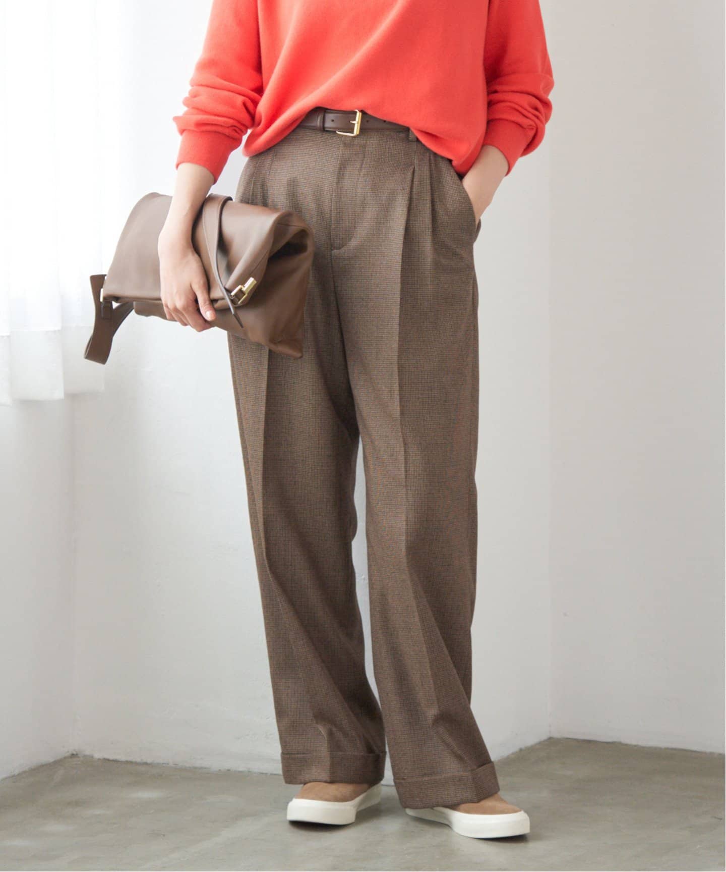 ガンクラブチェックパンツ（スラックス）｜IENA（イエナ）の通販