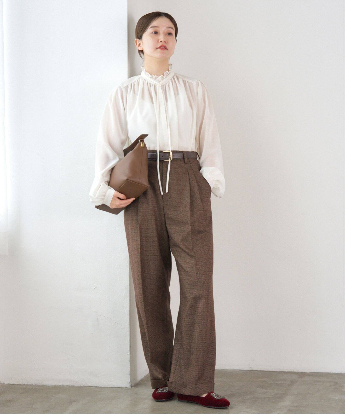 IENA ガンクラブチェックパンツ ガンクラブチェックパンツ（スラックス）｜IENA（イエナ）の通販