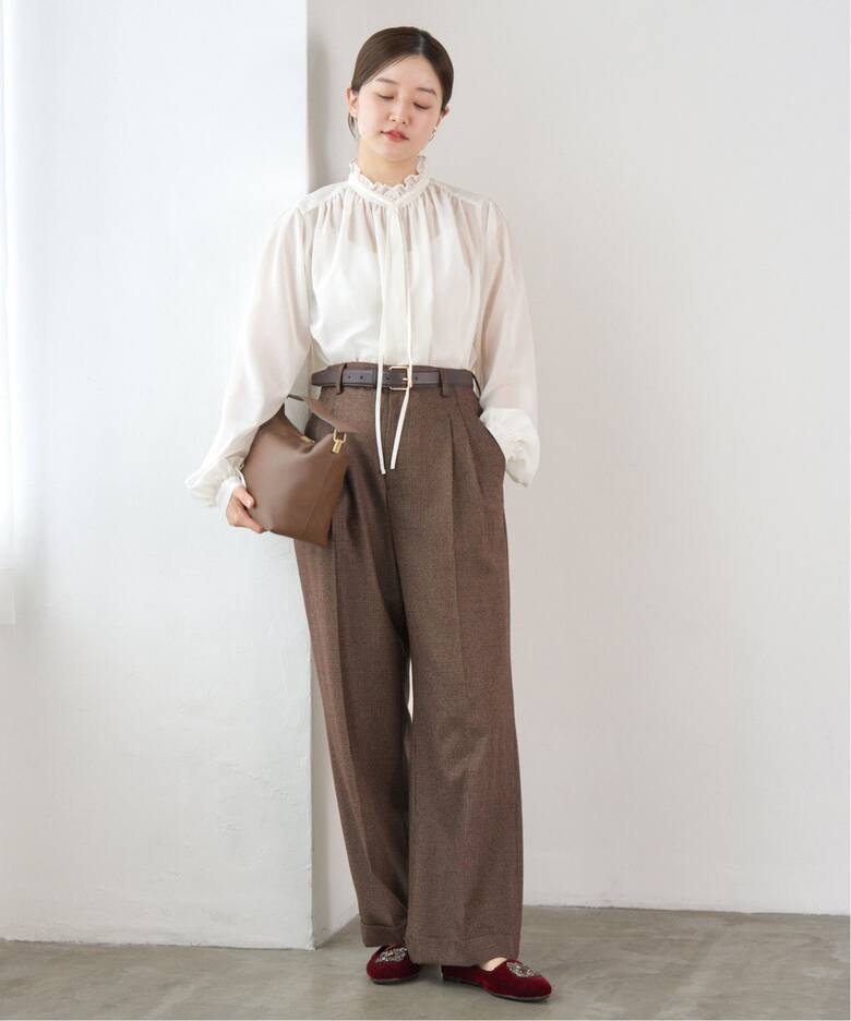 ガンクラブチェックパンツ（スラックス）｜IENA（イエナ）の通販  