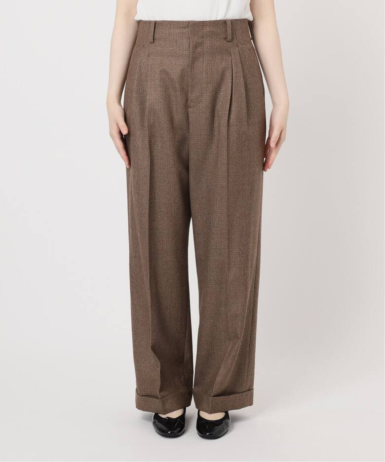 ガンクラブチェックパンツ（スラックス）｜IENA（イエナ）の通販  