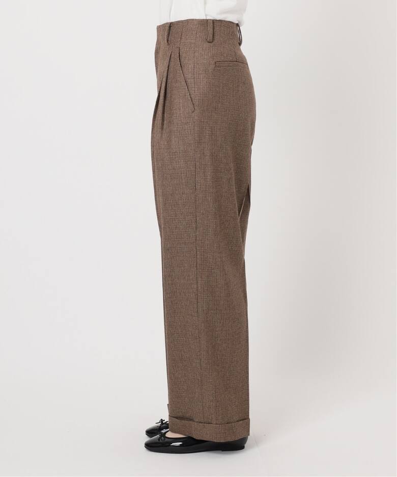 ガンクラブチェックパンツ（スラックス）｜IENA（イエナ）の通販  