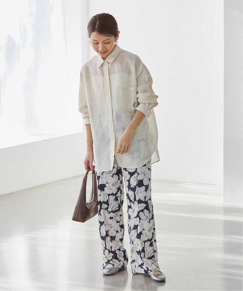 ラインフラワー パンツ（その他パンツ）｜IENA（イエナ）の通販  