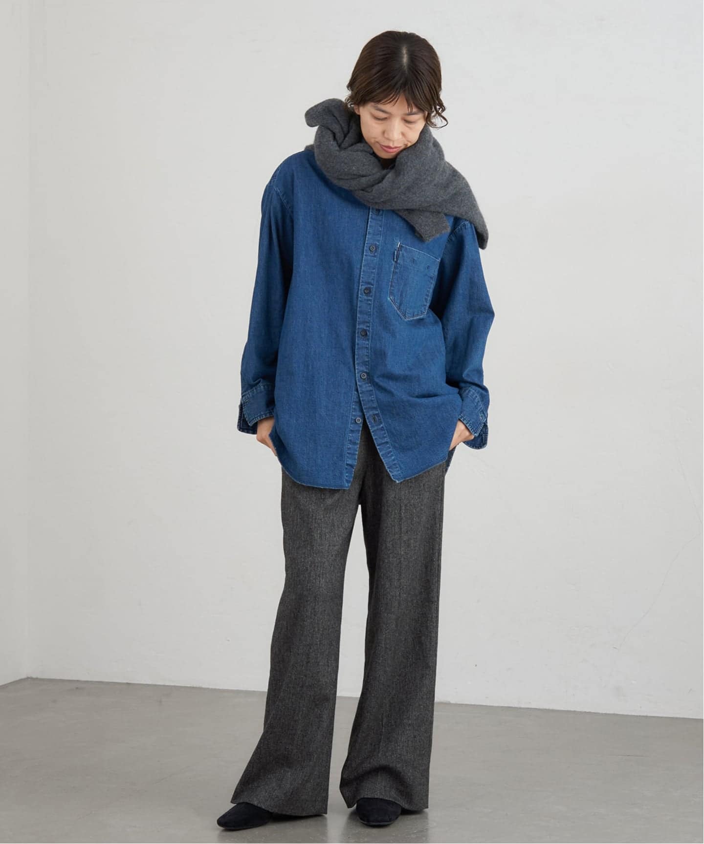 追加》ウォッシャブル ツイードイージースラックス（その他パンツ