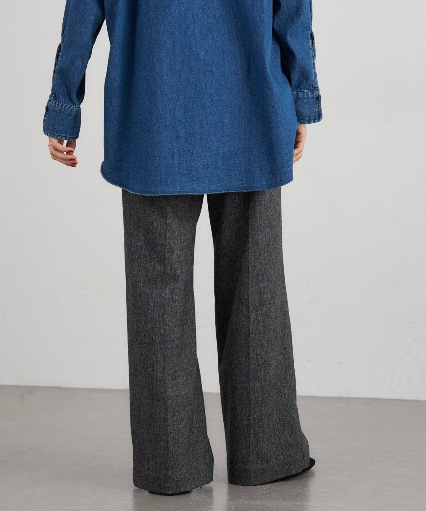 追加予約》ウォッシャブル ツイードイージースラックス（その他パンツ