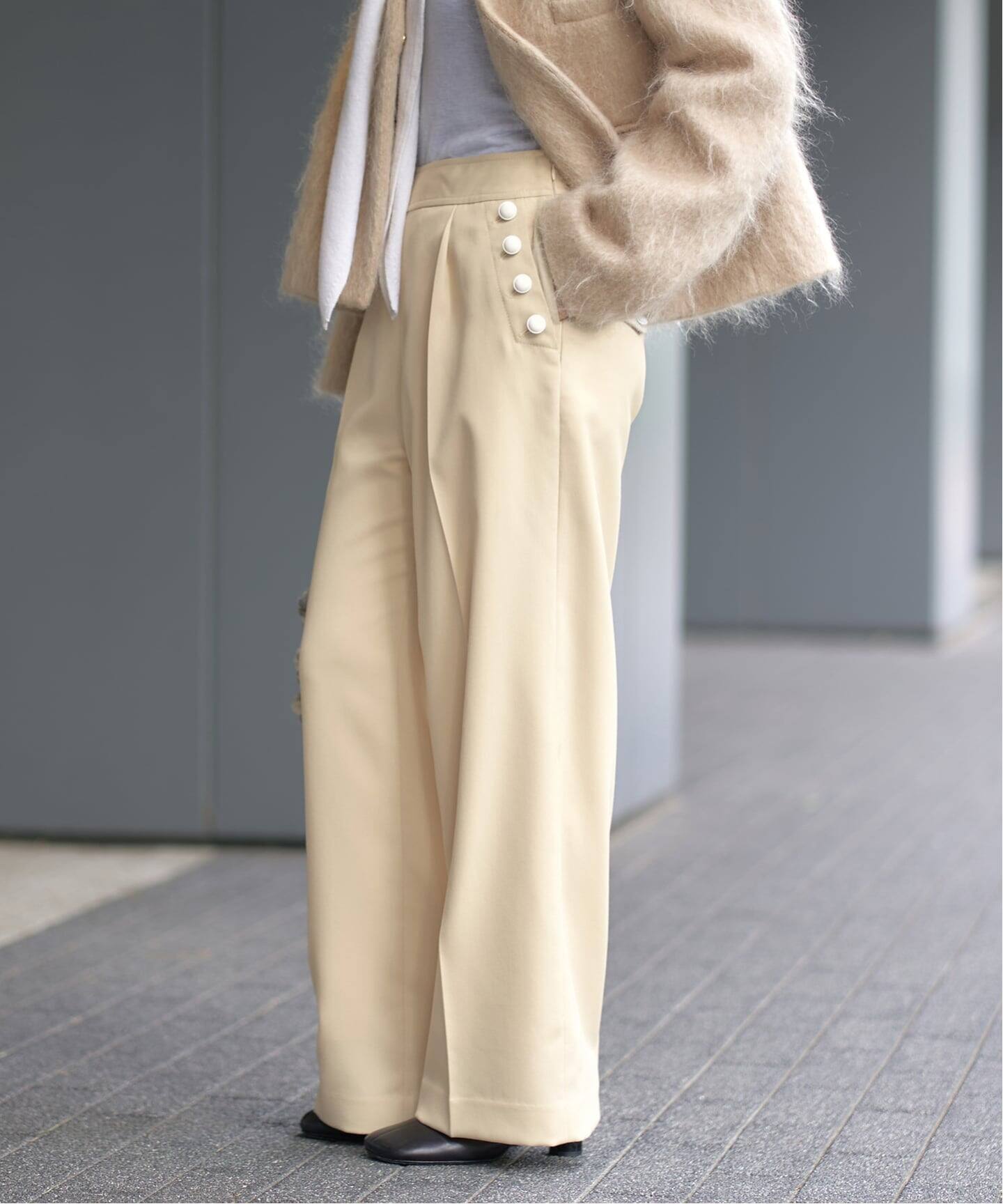 ウール混マリンパンツ（スラックス）｜IENA（イエナ）の通販