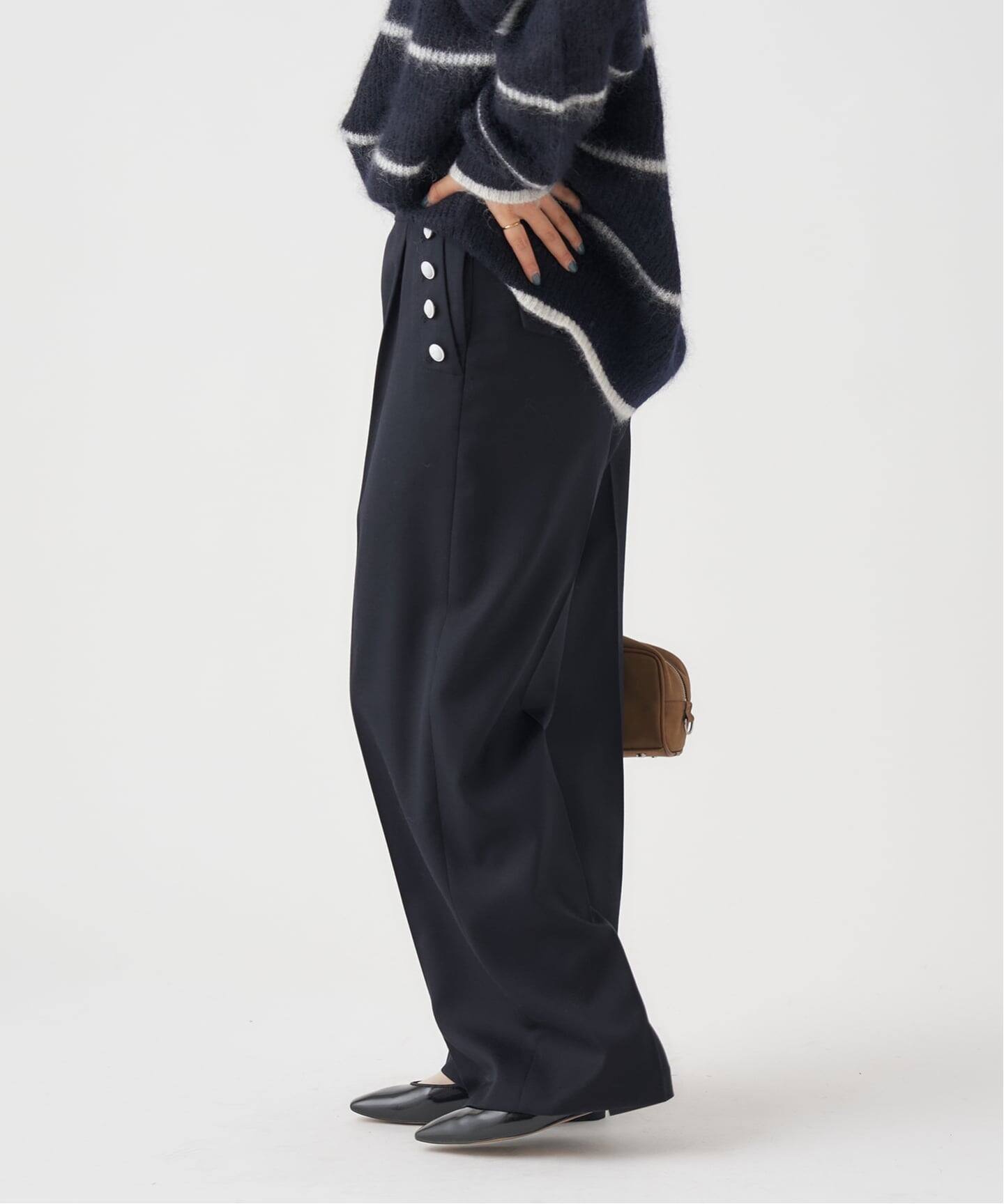 ウール混マリンパンツ（スラックス）｜IENA（イエナ）の通販