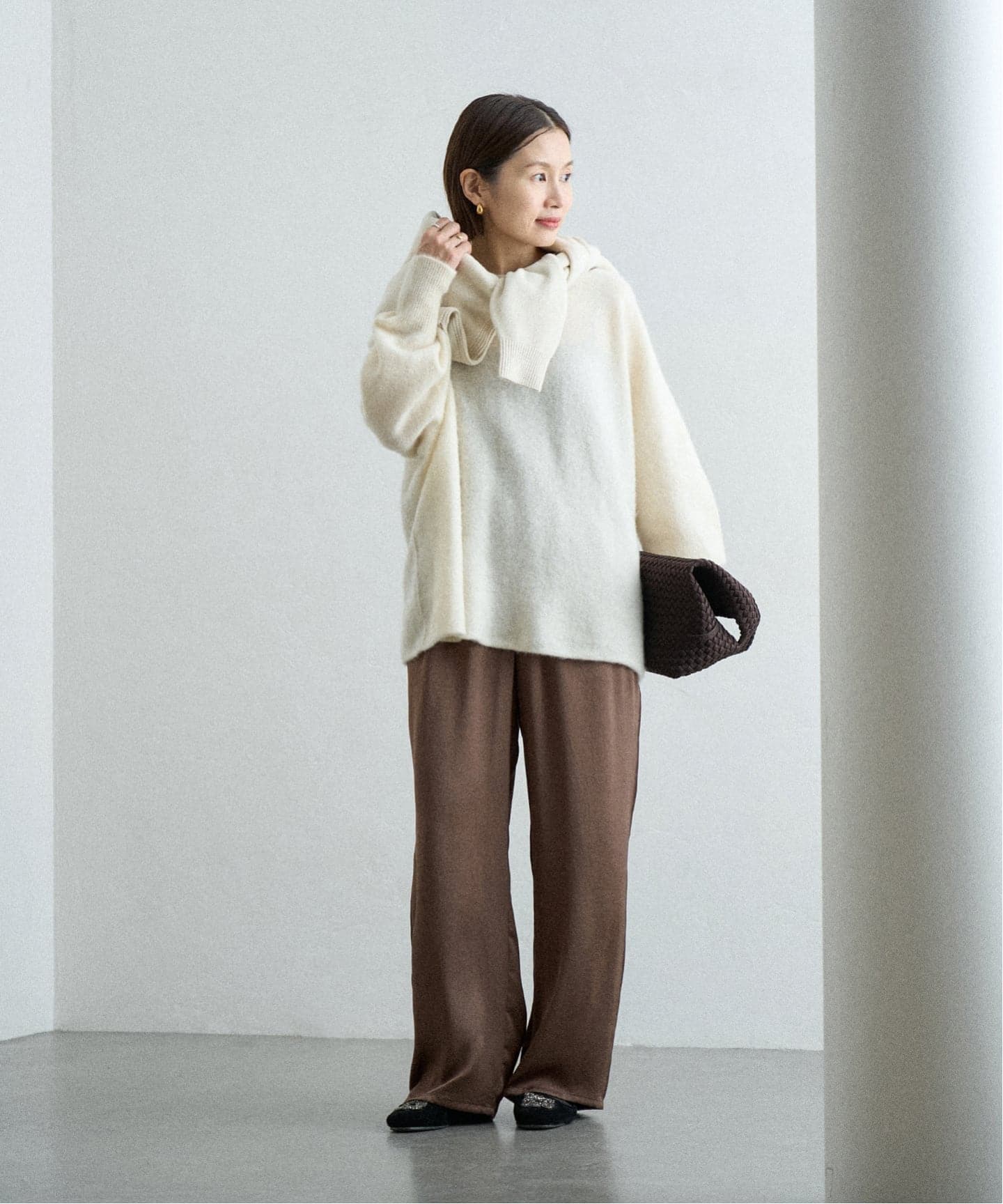 WEB限定/追加》サテンリラックスパンツ（その他パンツ）｜IENA（イエナ