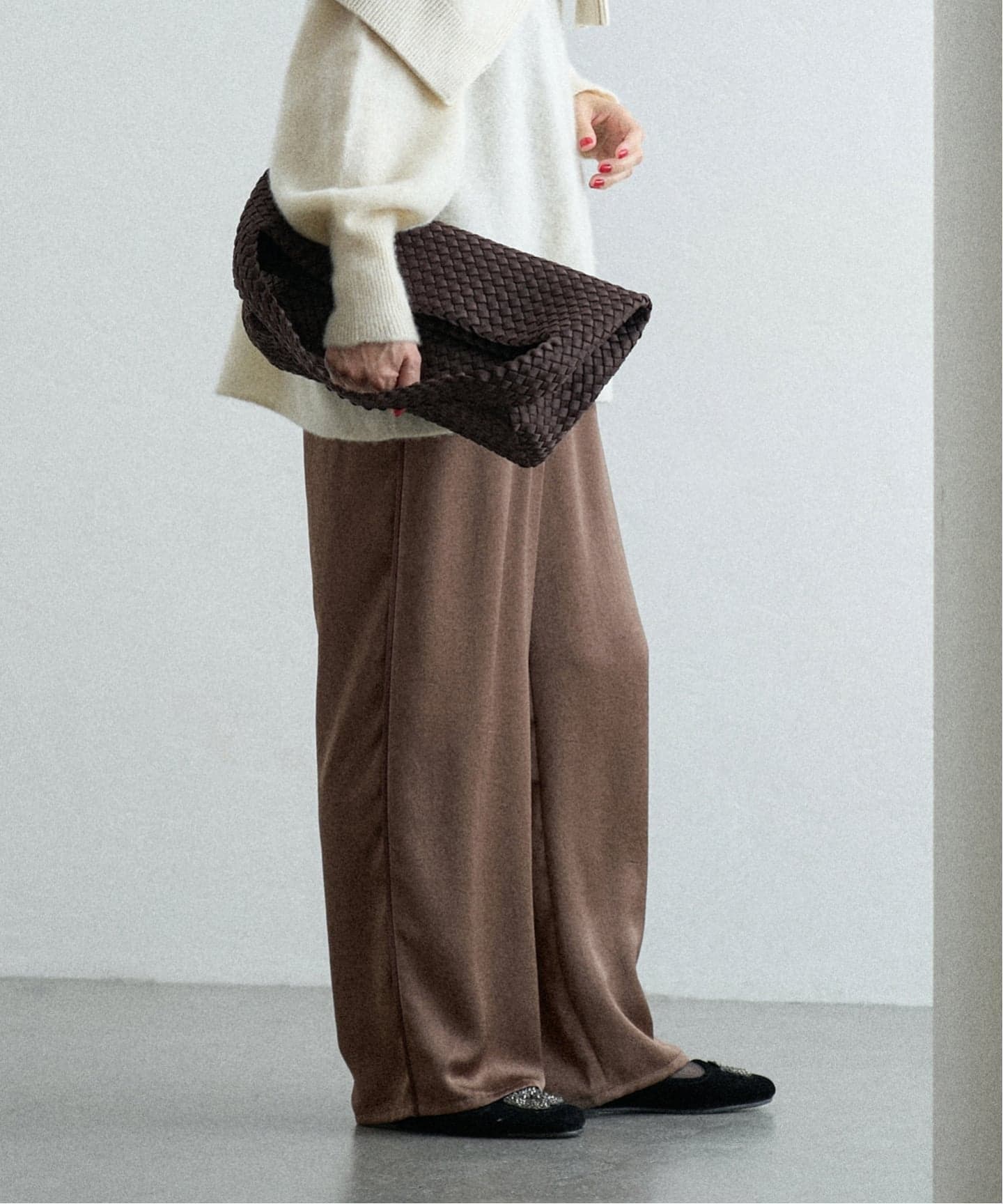 WEB限定/追加》サテンリラックスパンツ（その他パンツ）｜IENA（イエナ